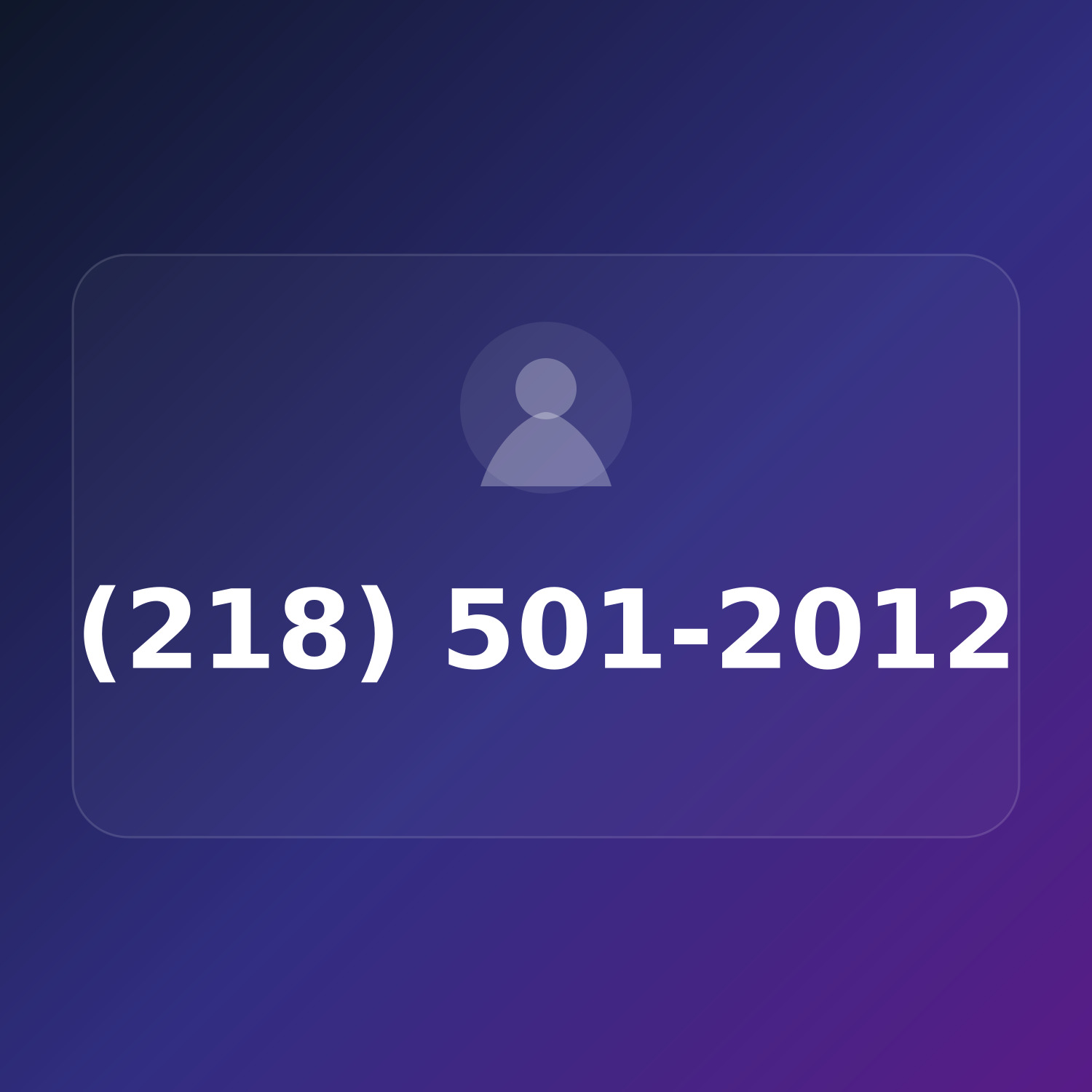 (218) 501-2012 product image