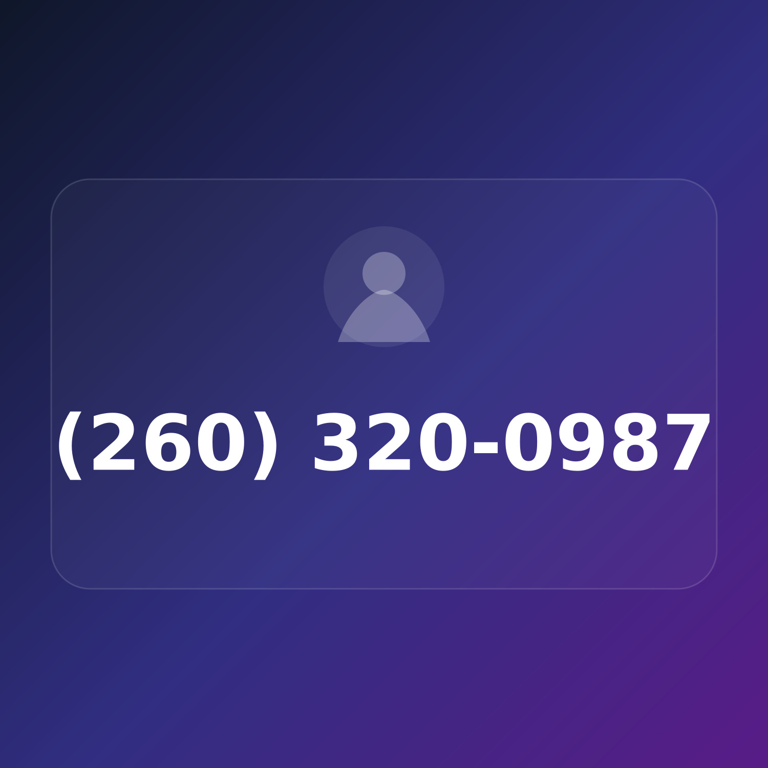 (260) 320-0987 product image