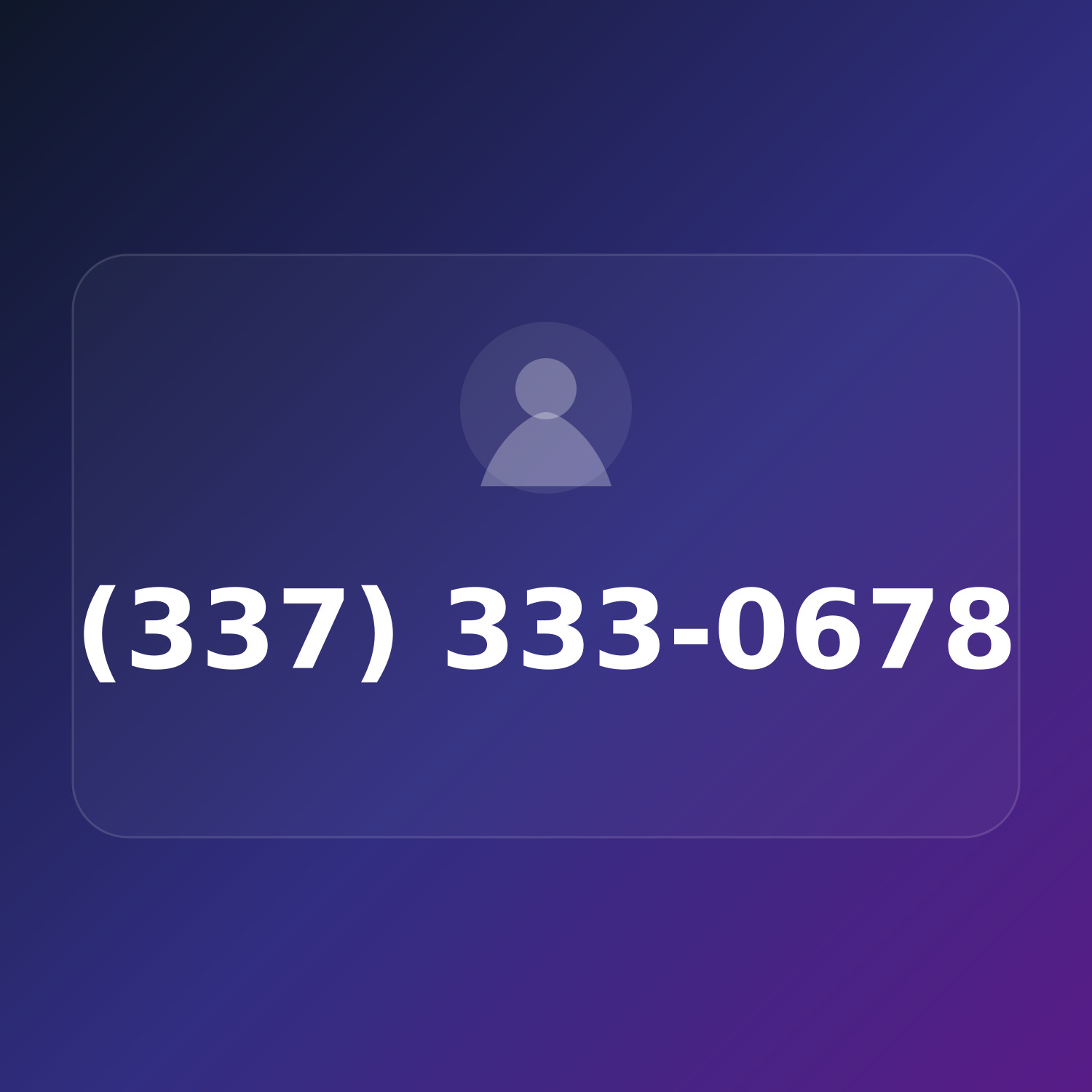 (337) 333-0678 product image