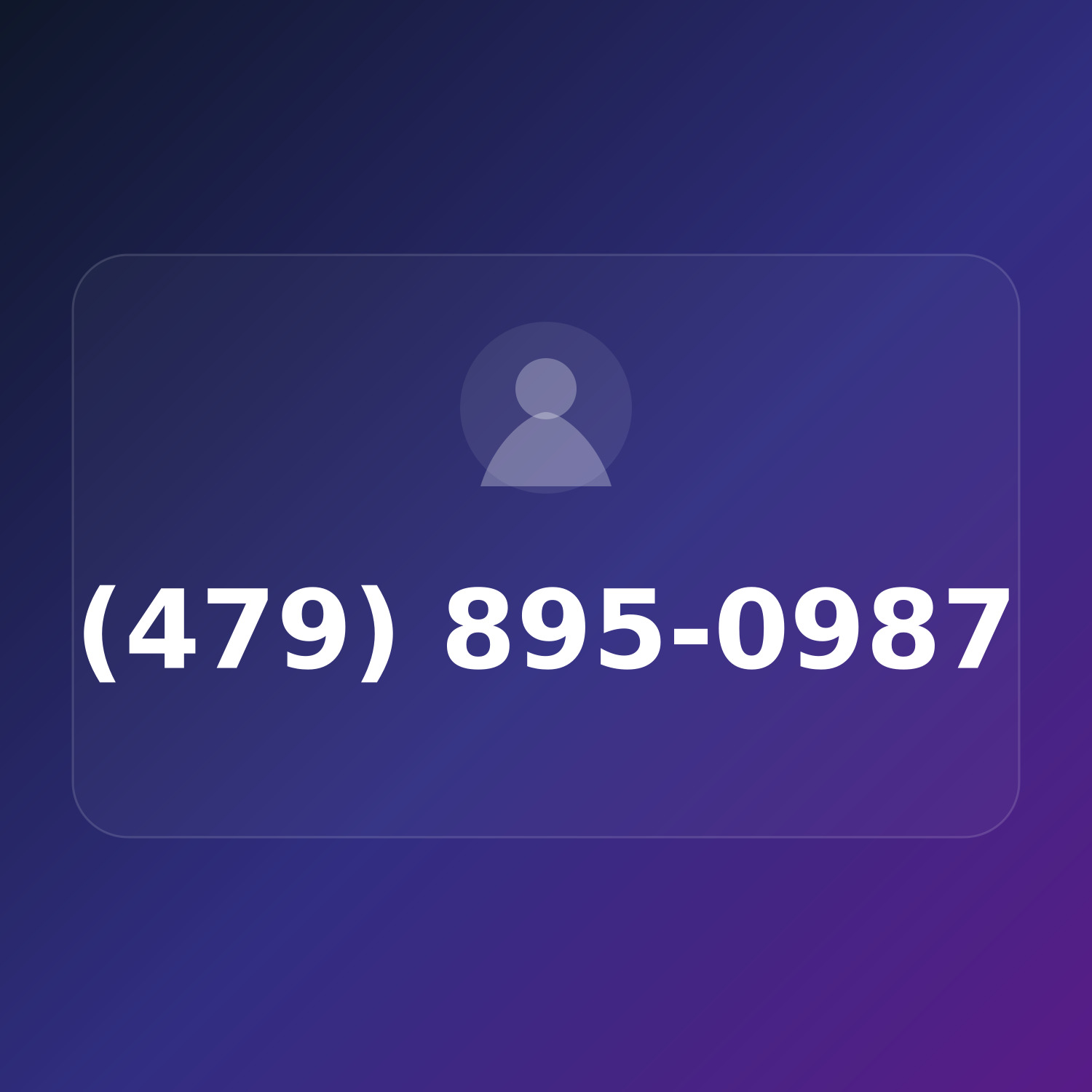 (479) 895-0987 product image