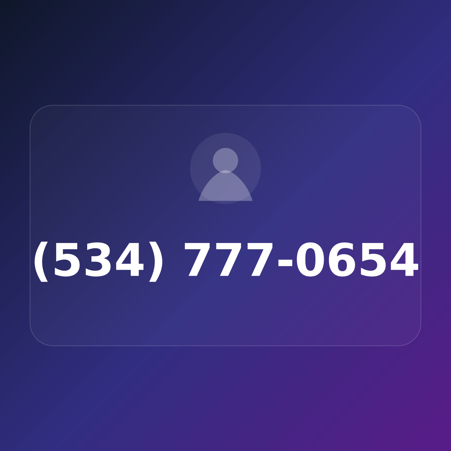 (534) 777-0654 product image