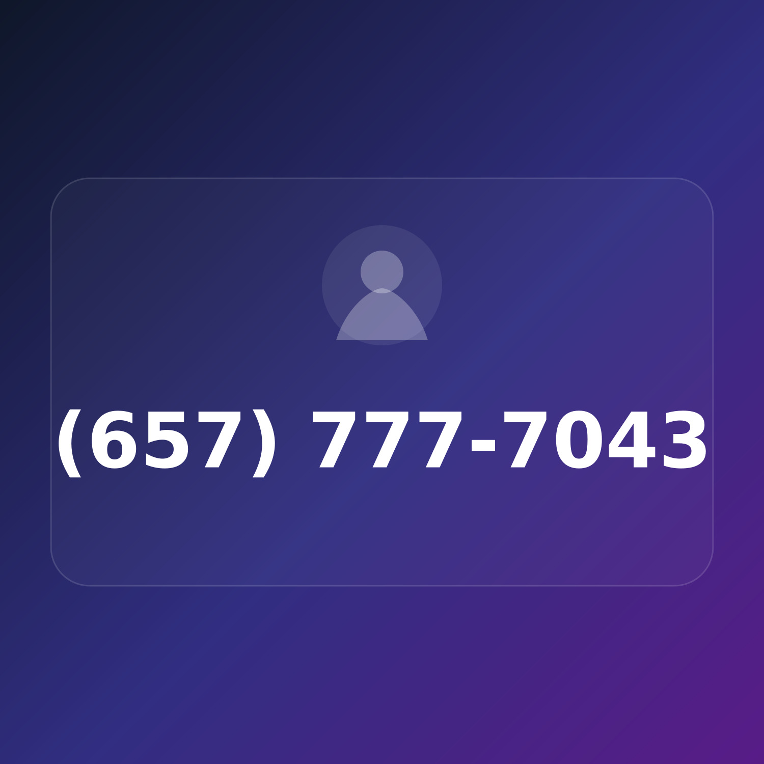 (657) 777-7043 product image