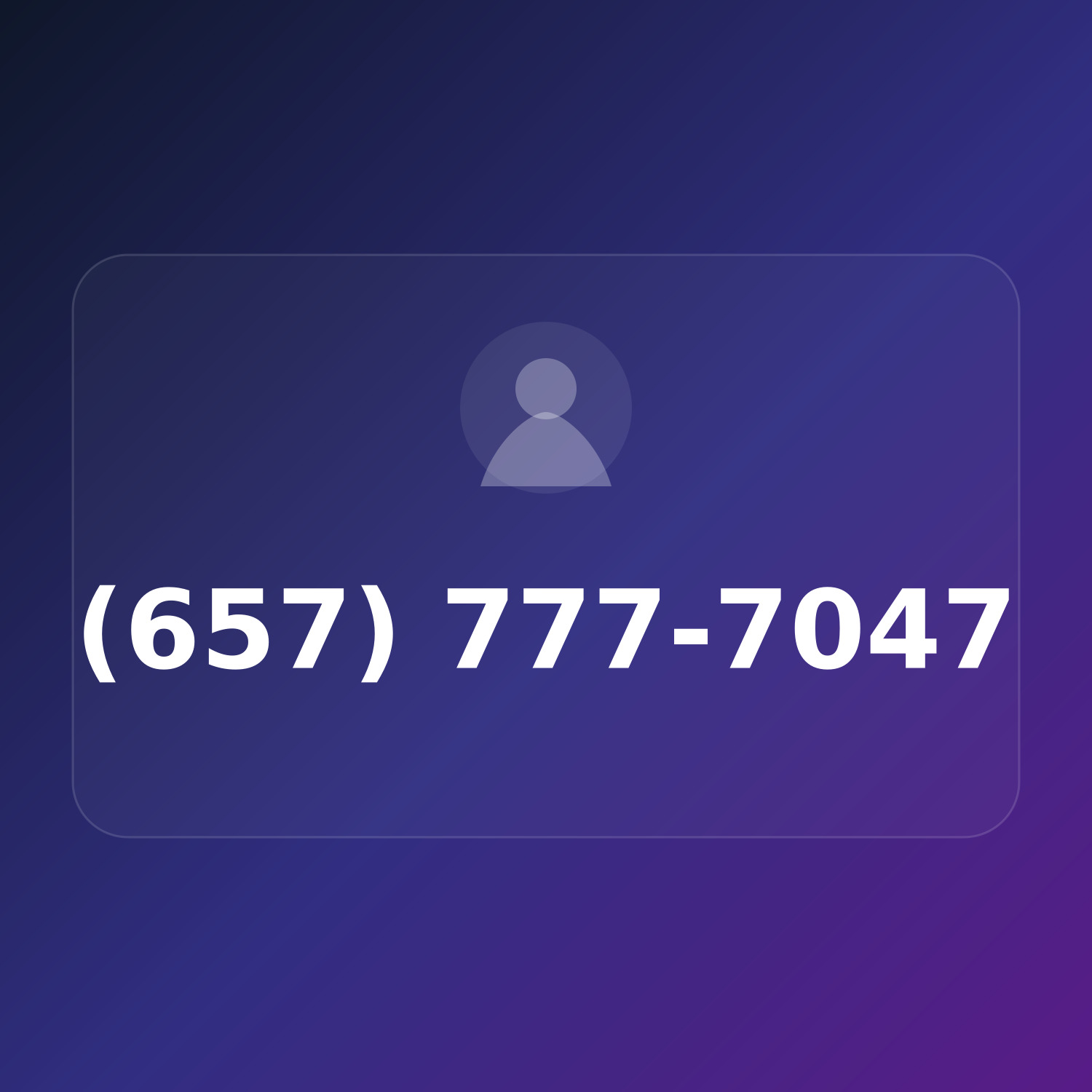 (657) 777-7047 product image