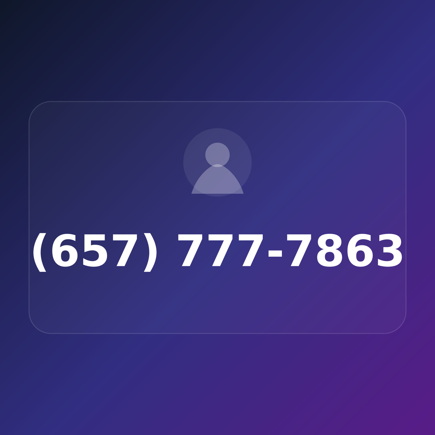 (657) 777-7863 product image
