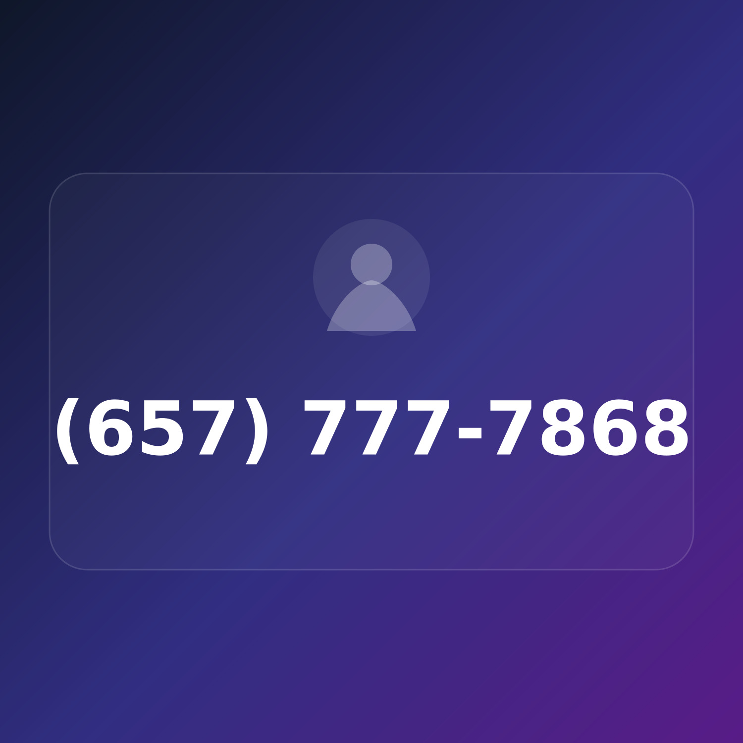(657) 777-7868 product image