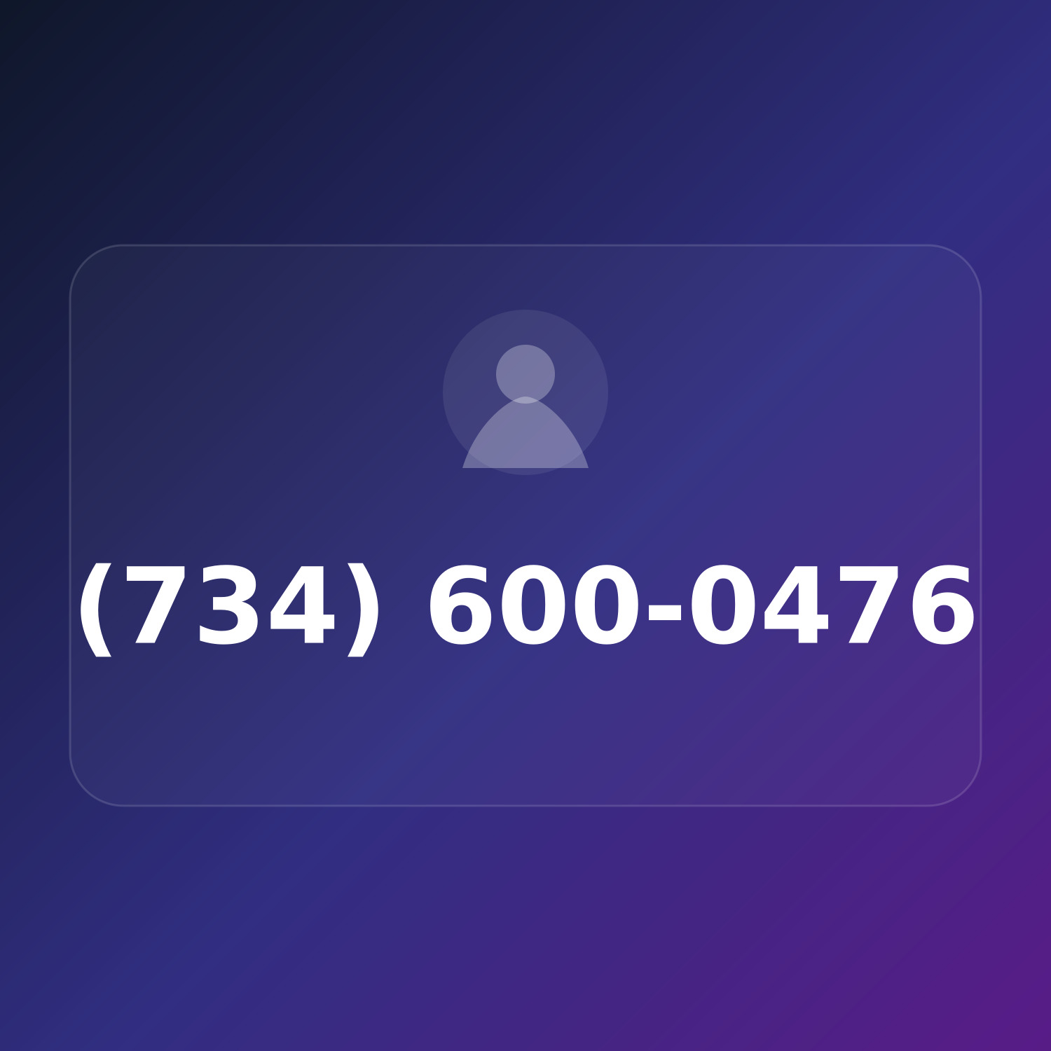 (734) 600-0476 product image