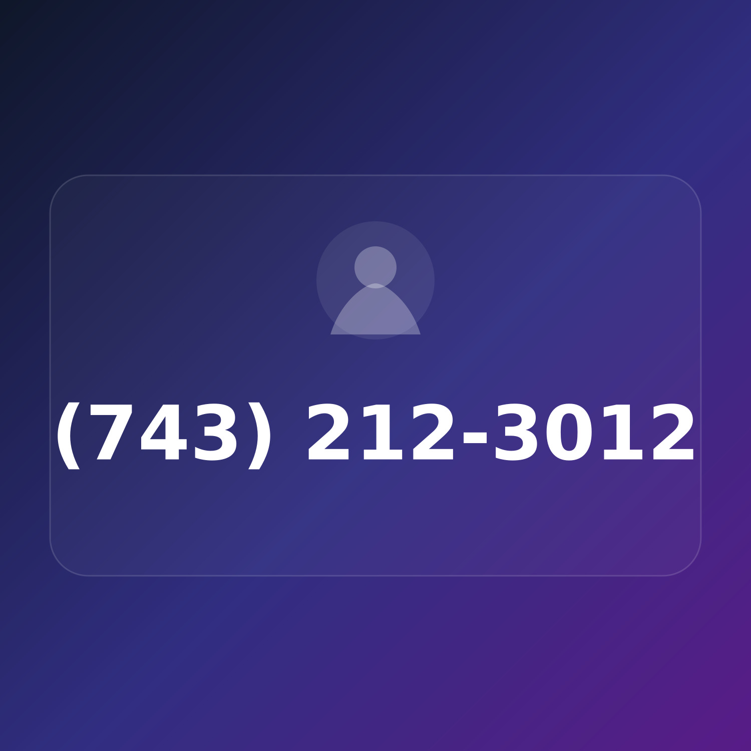 (743) 212-3012 product image