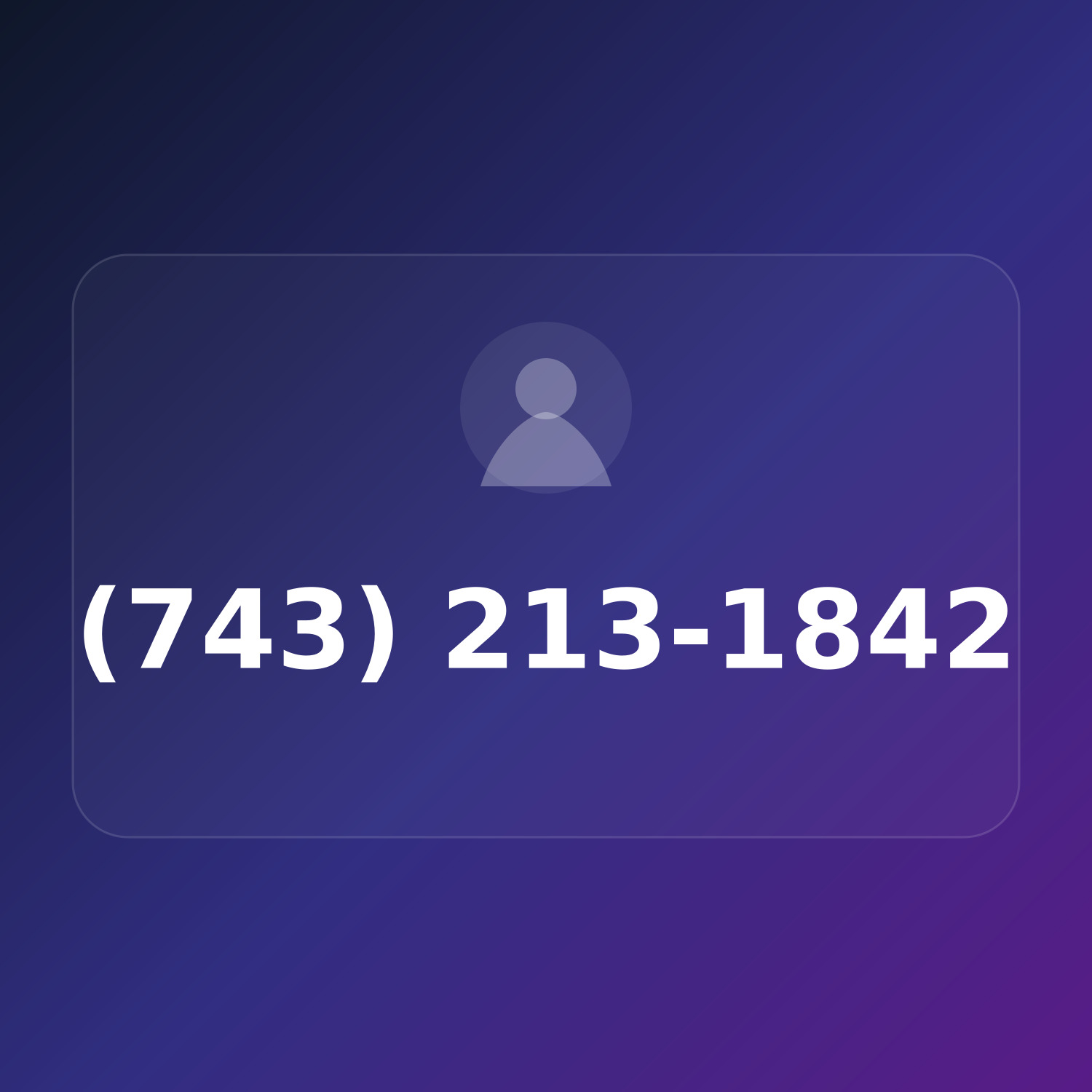(743) 213-1842 product image