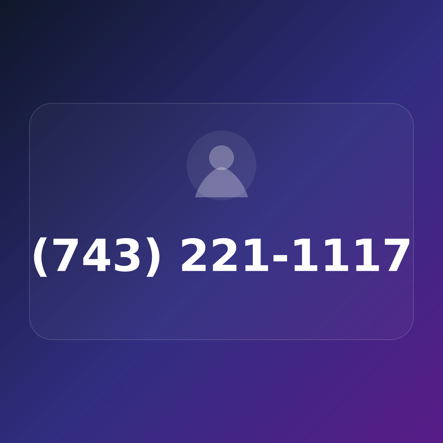(743) 221-1117 product image