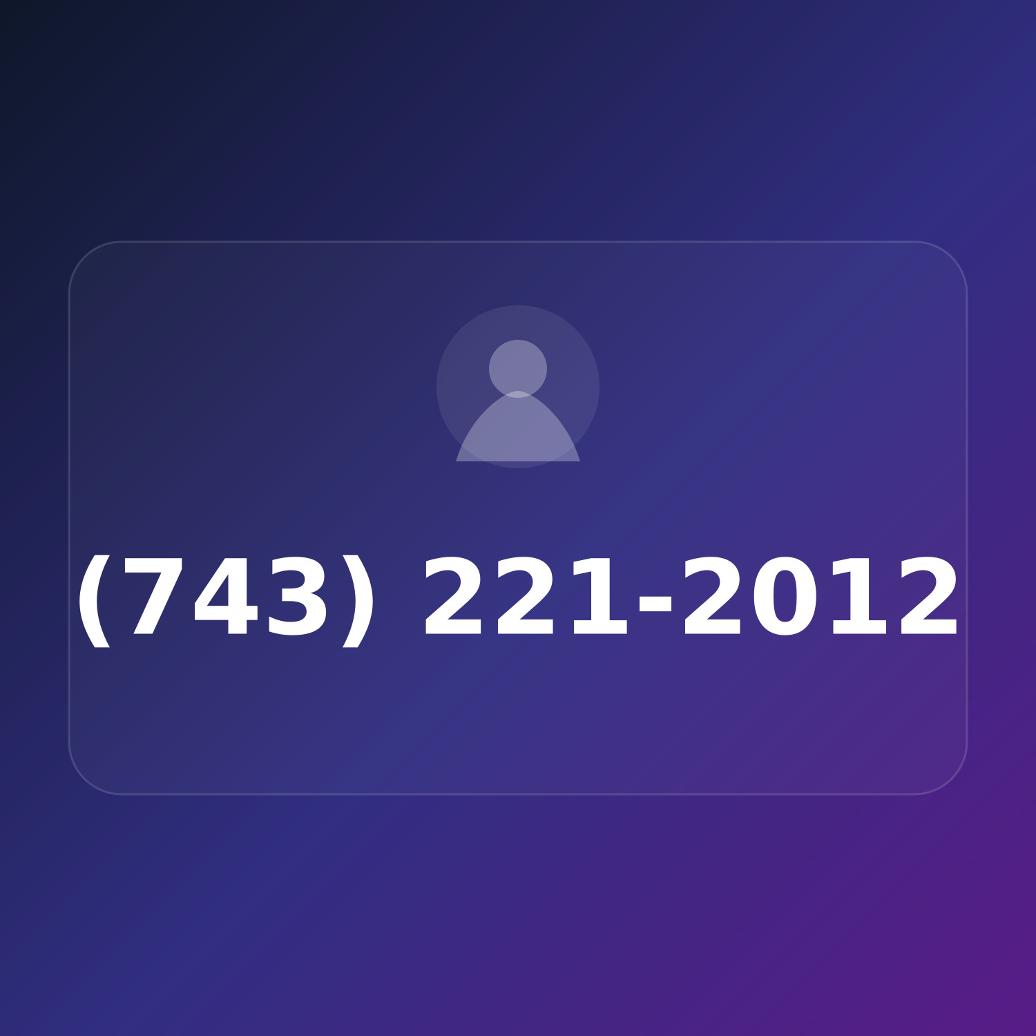 (743) 221-2012 product image