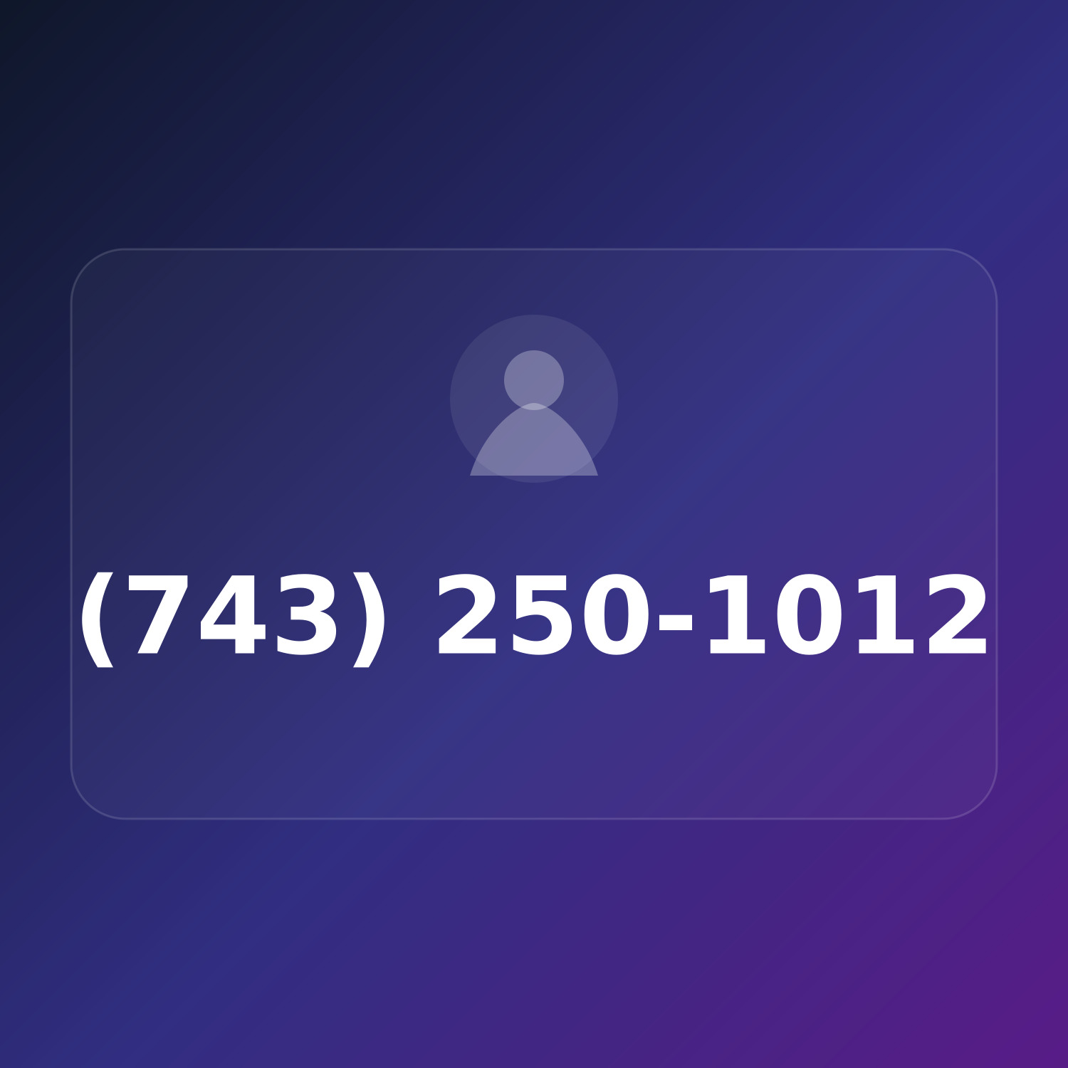 (743) 250-1012 product image