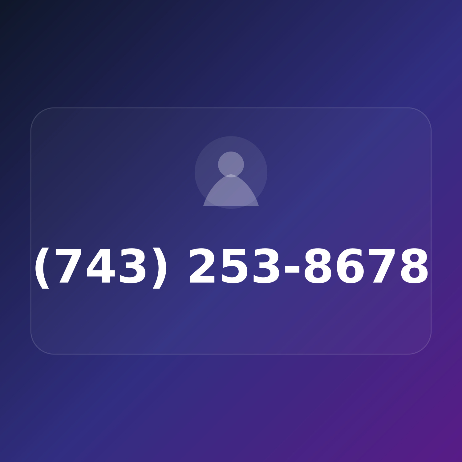 (743) 253-8678 product image