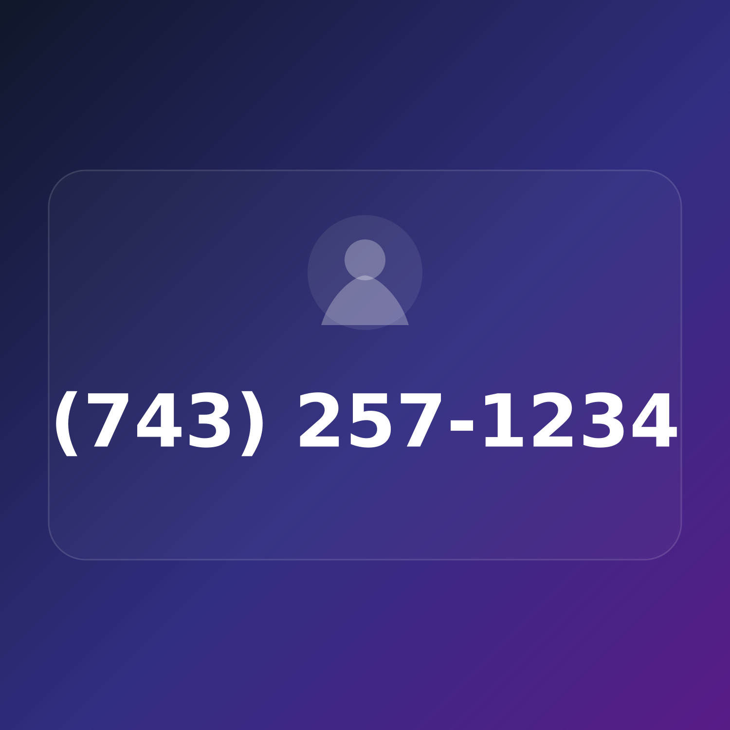 (743) 257-1234 product image