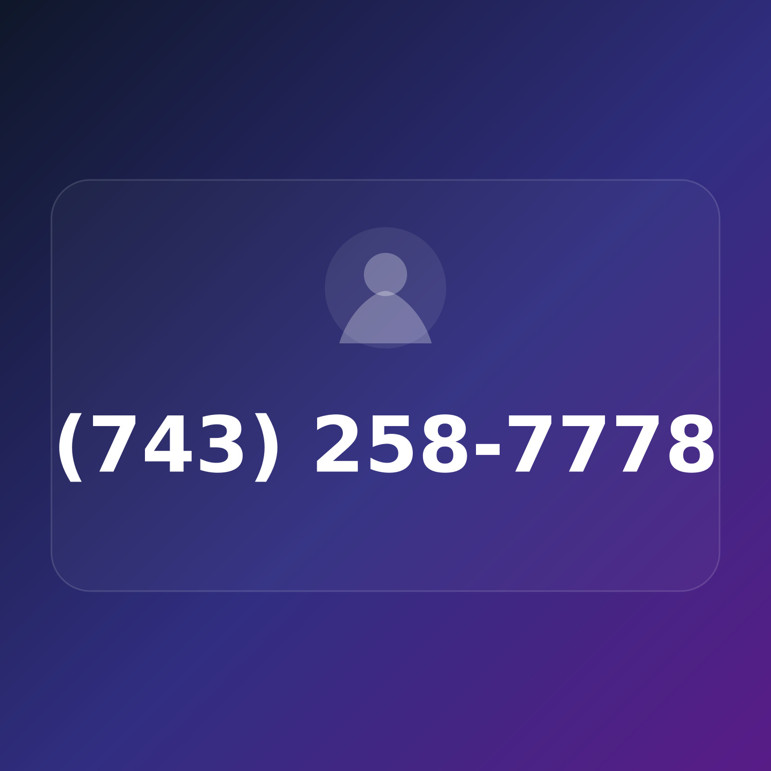 (743) 258-7778 product image