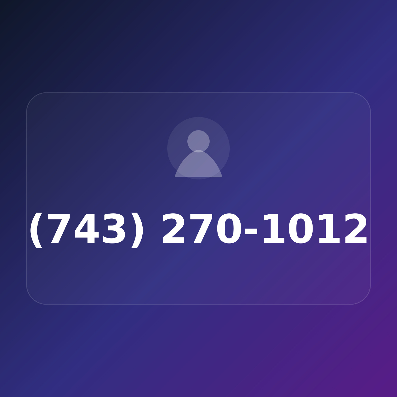 (743) 270-1012 product image