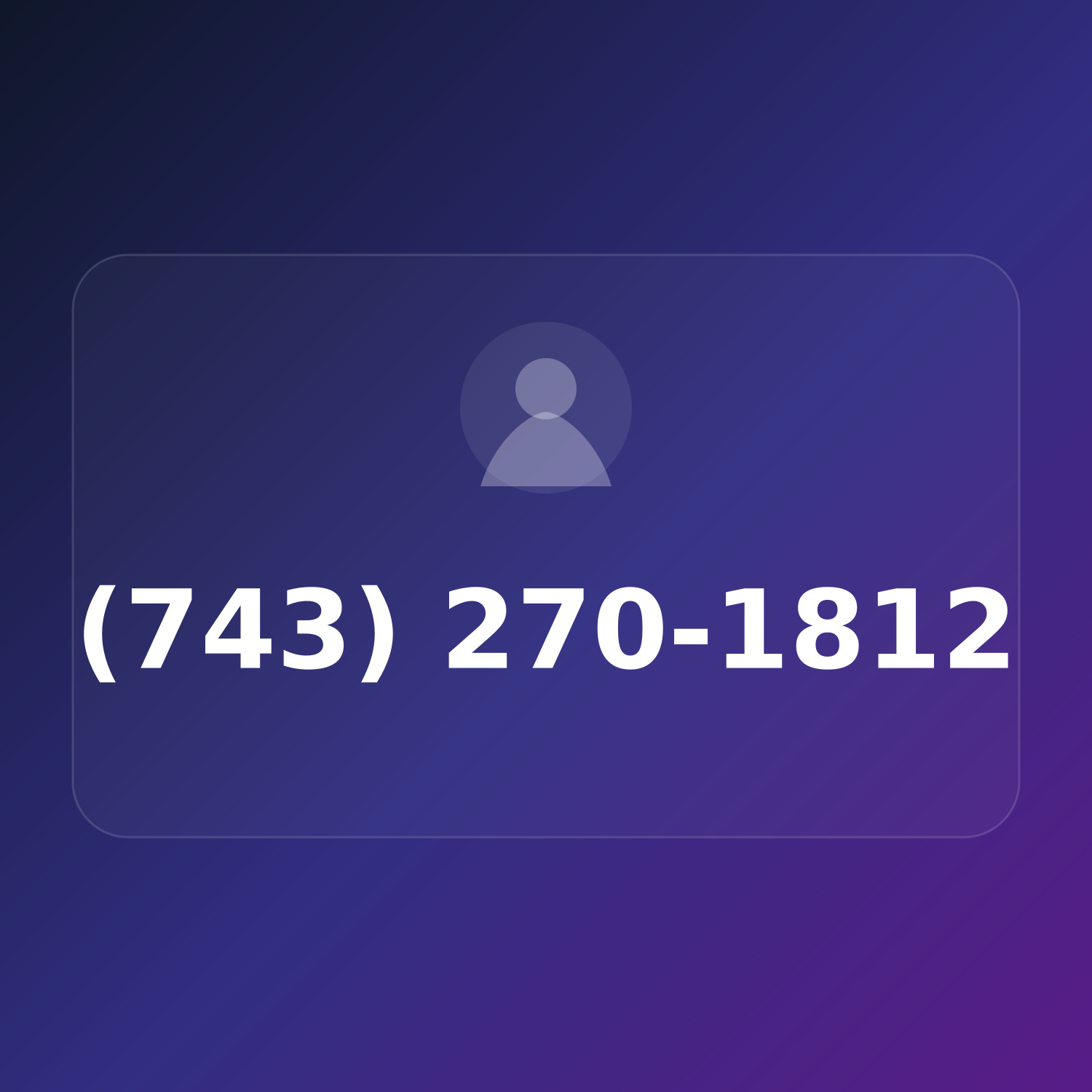 (743) 270-1812 product image