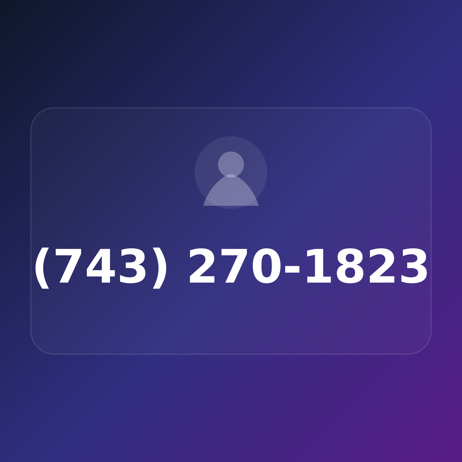 (743) 270-1823 product image