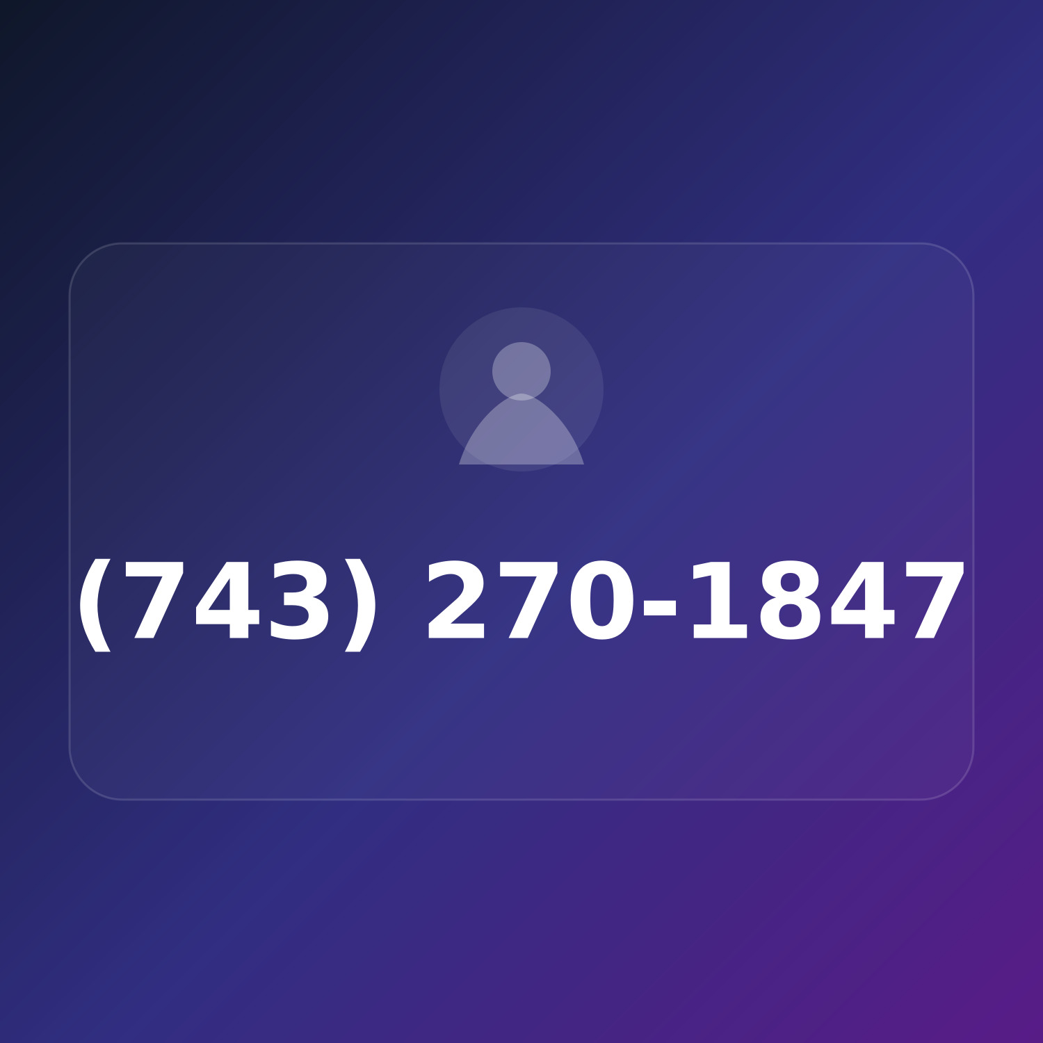 (743) 270-1847 product image