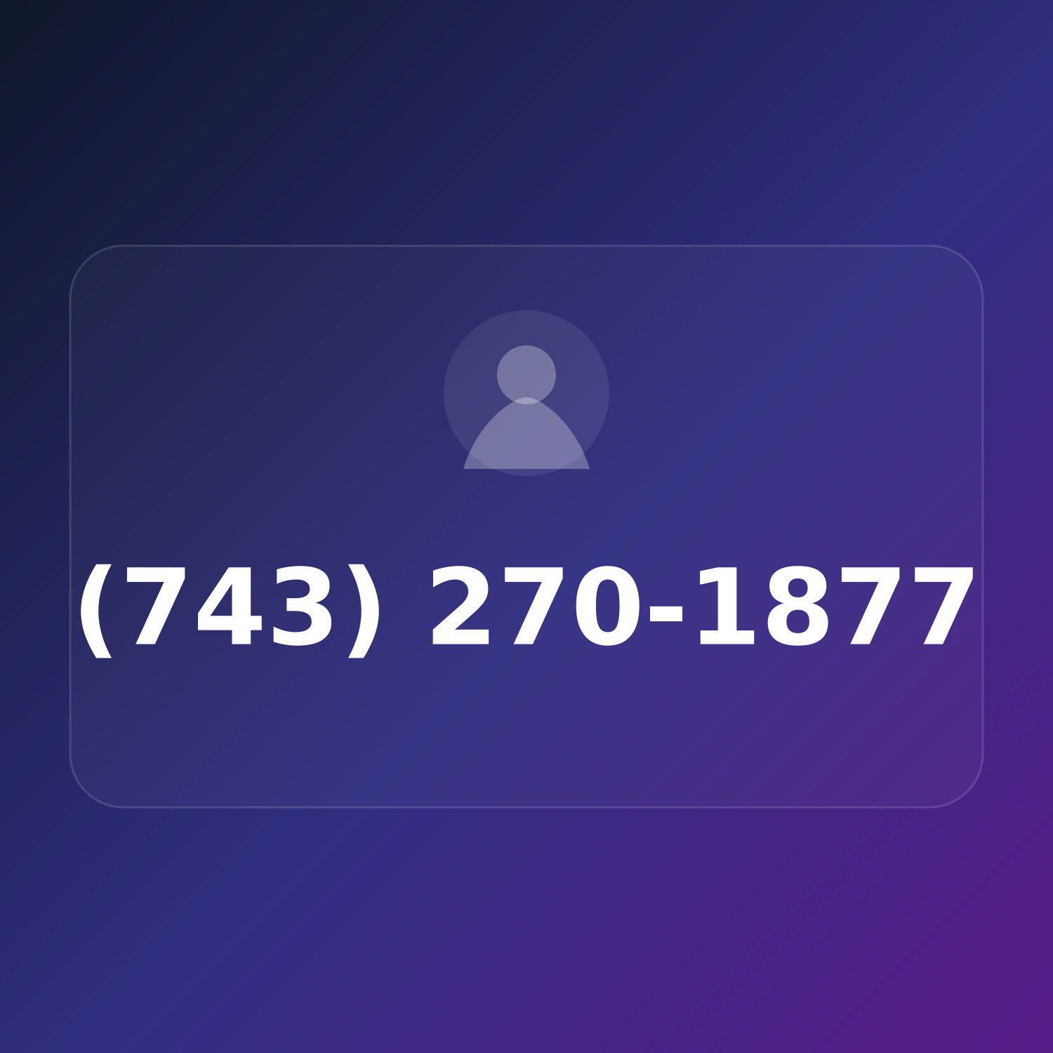 (743) 270-1877 product image