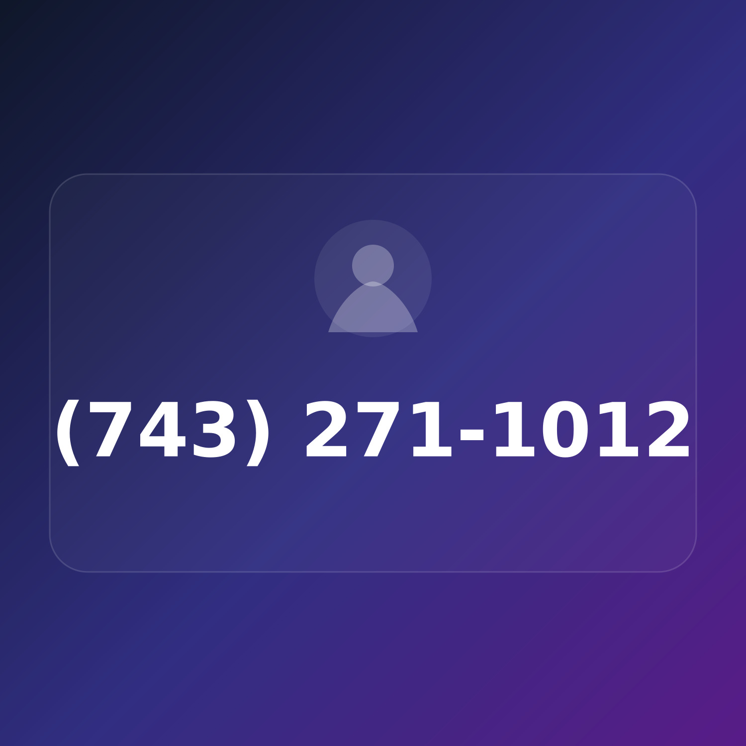 (743) 271-1012 product image