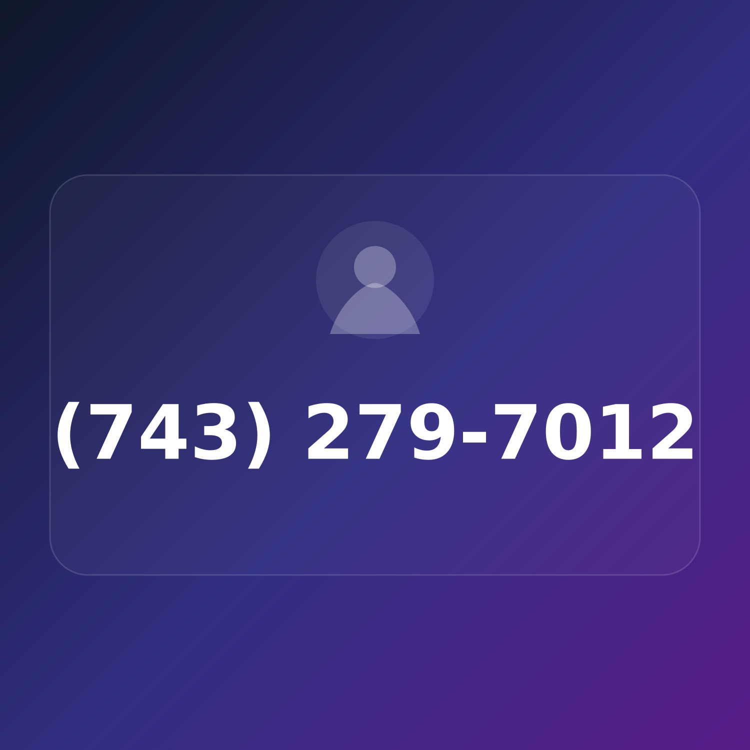 (743) 279-7012 product image