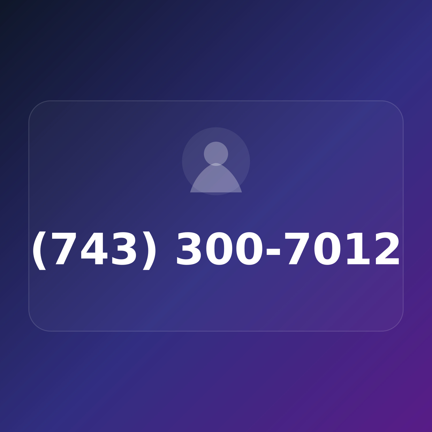 (743) 300-7012 product image