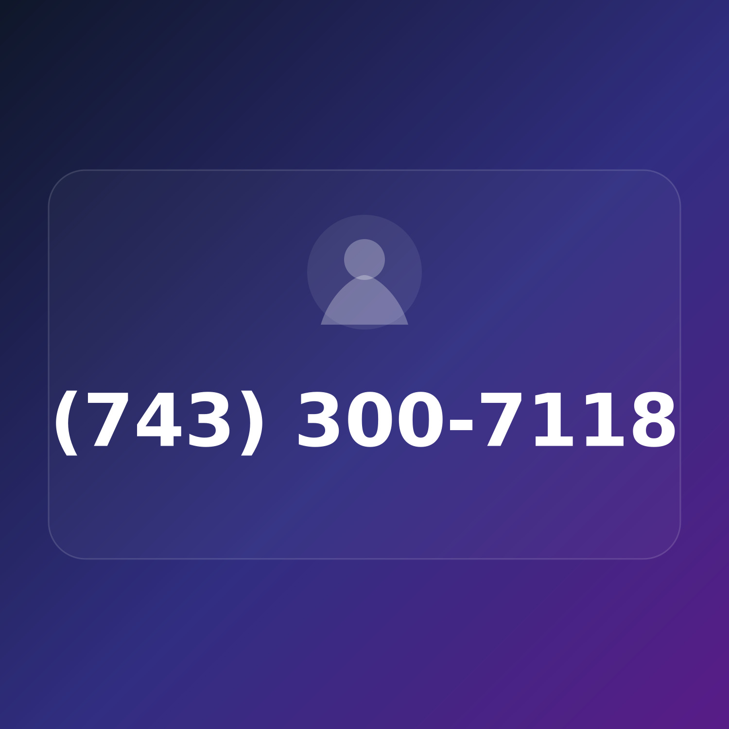 (743) 300-7118 product image