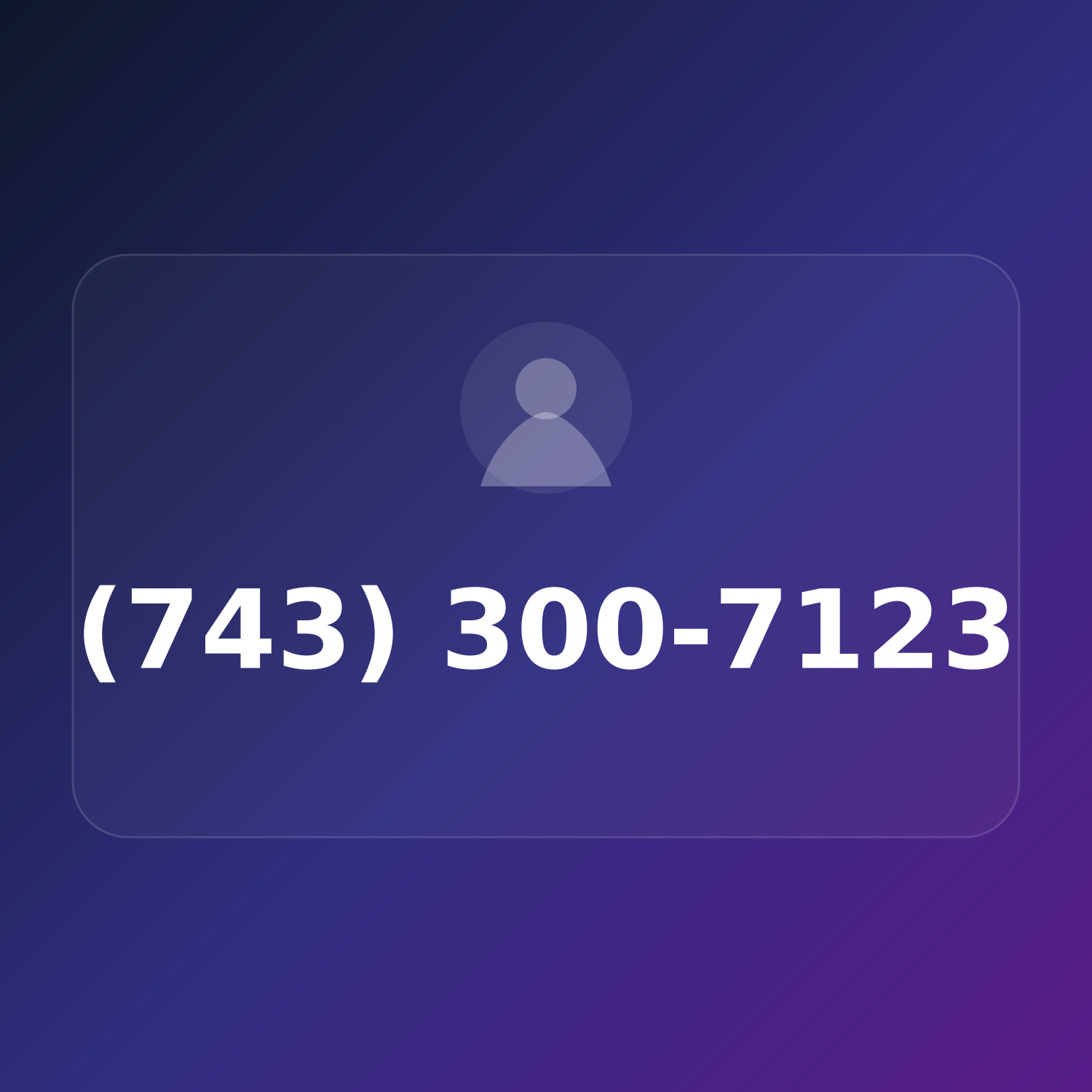 (743) 300-7123 product image