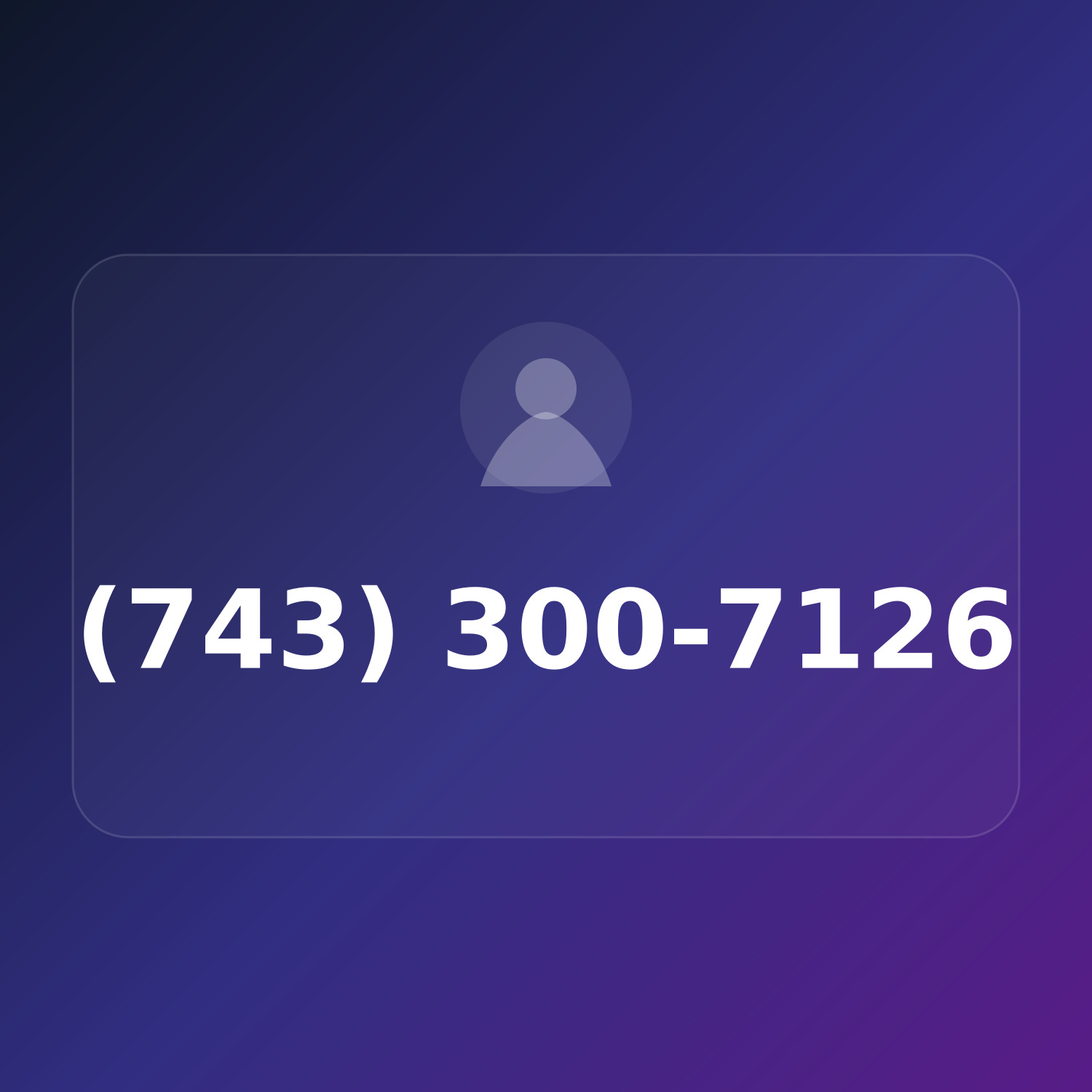 (743) 300-7126 product image