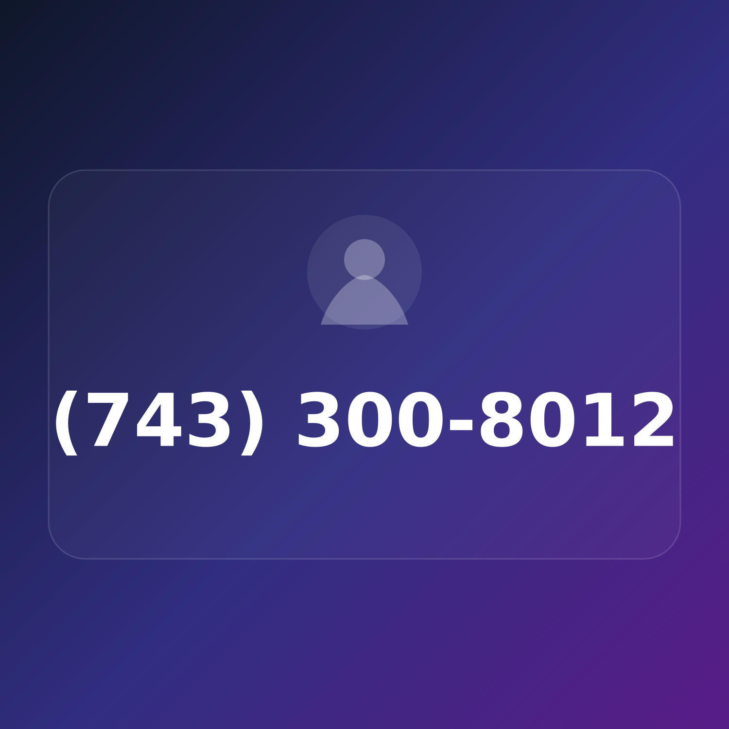 (743) 300-8012 product image