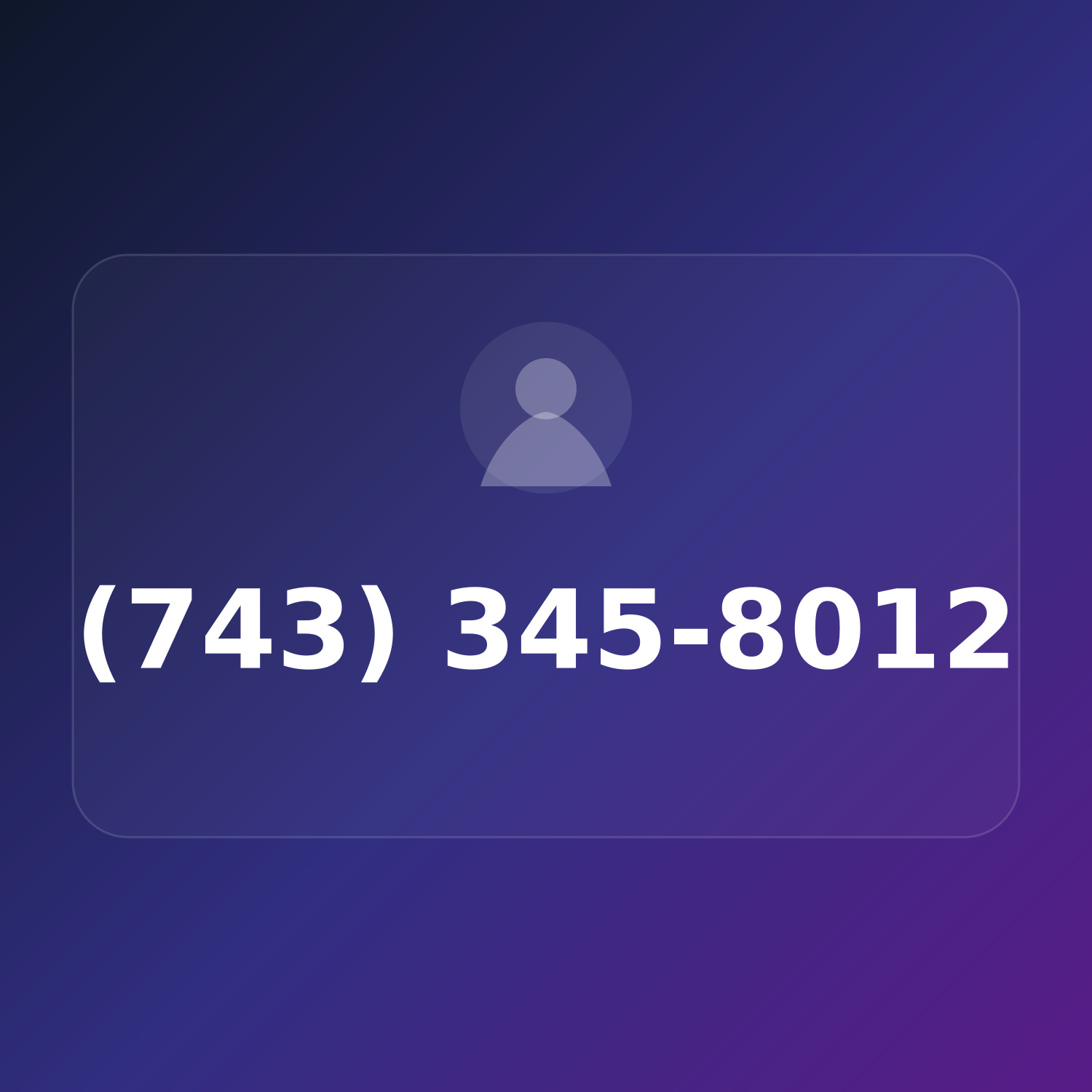 (743) 345-8012 product image