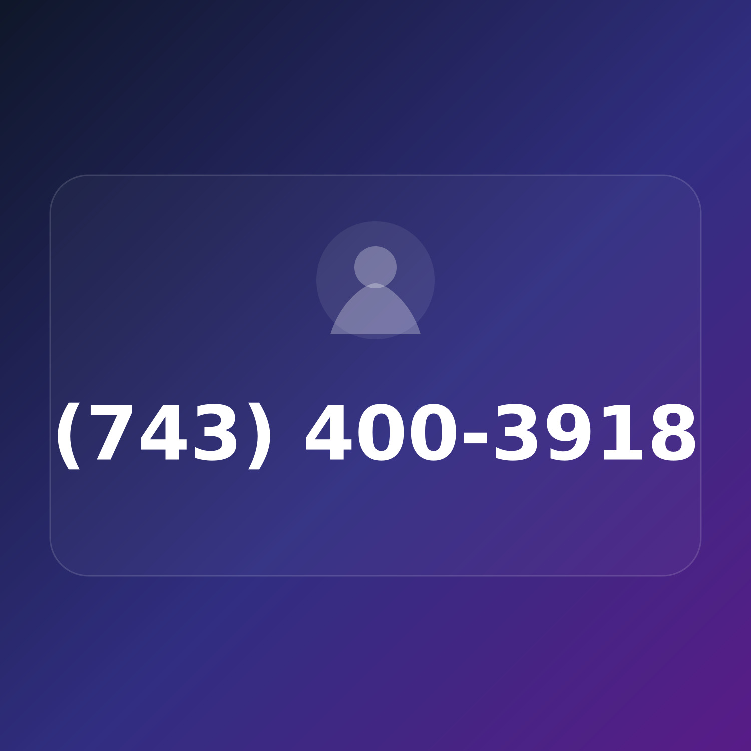 (743) 400-3918 product image