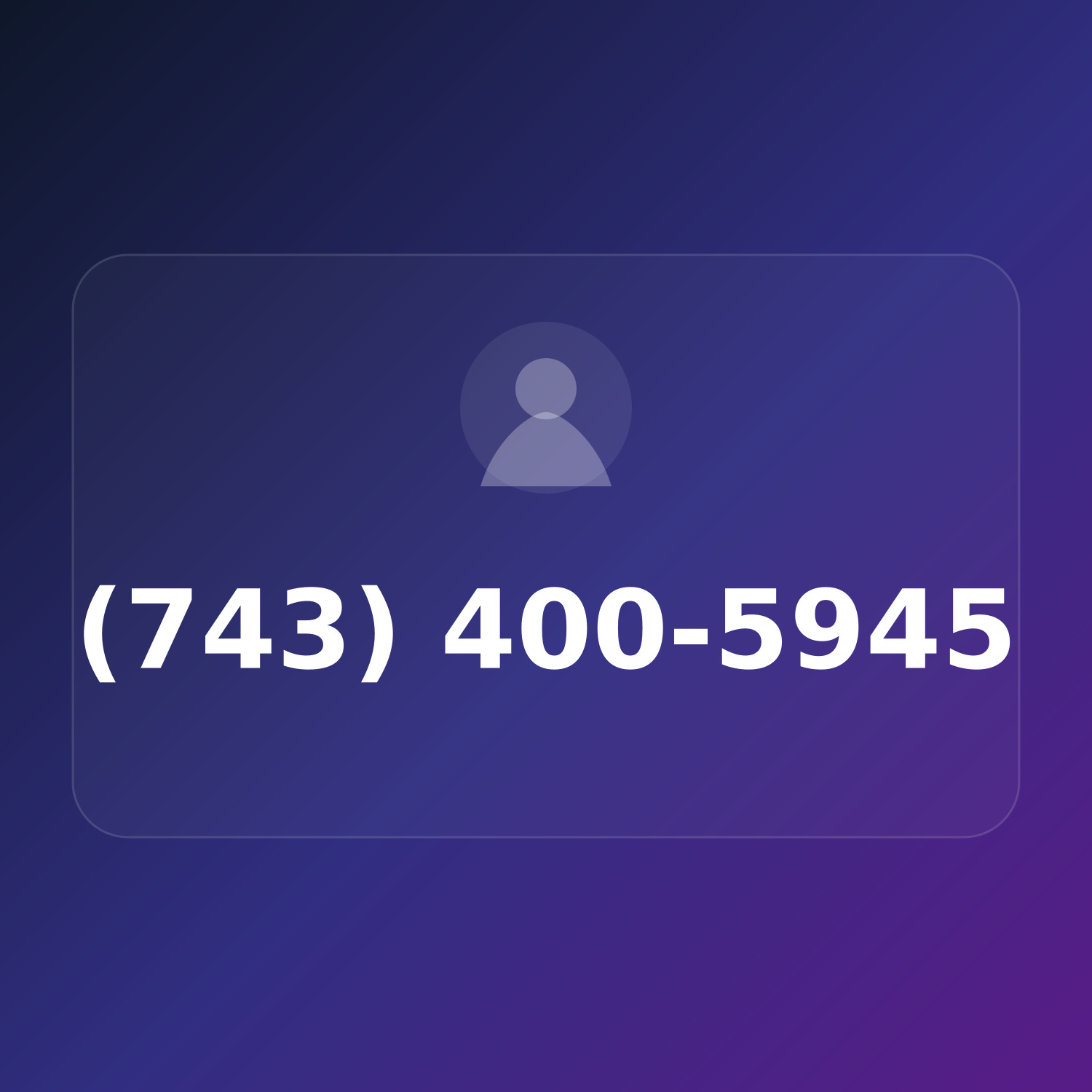 (743) 400-5945 product image