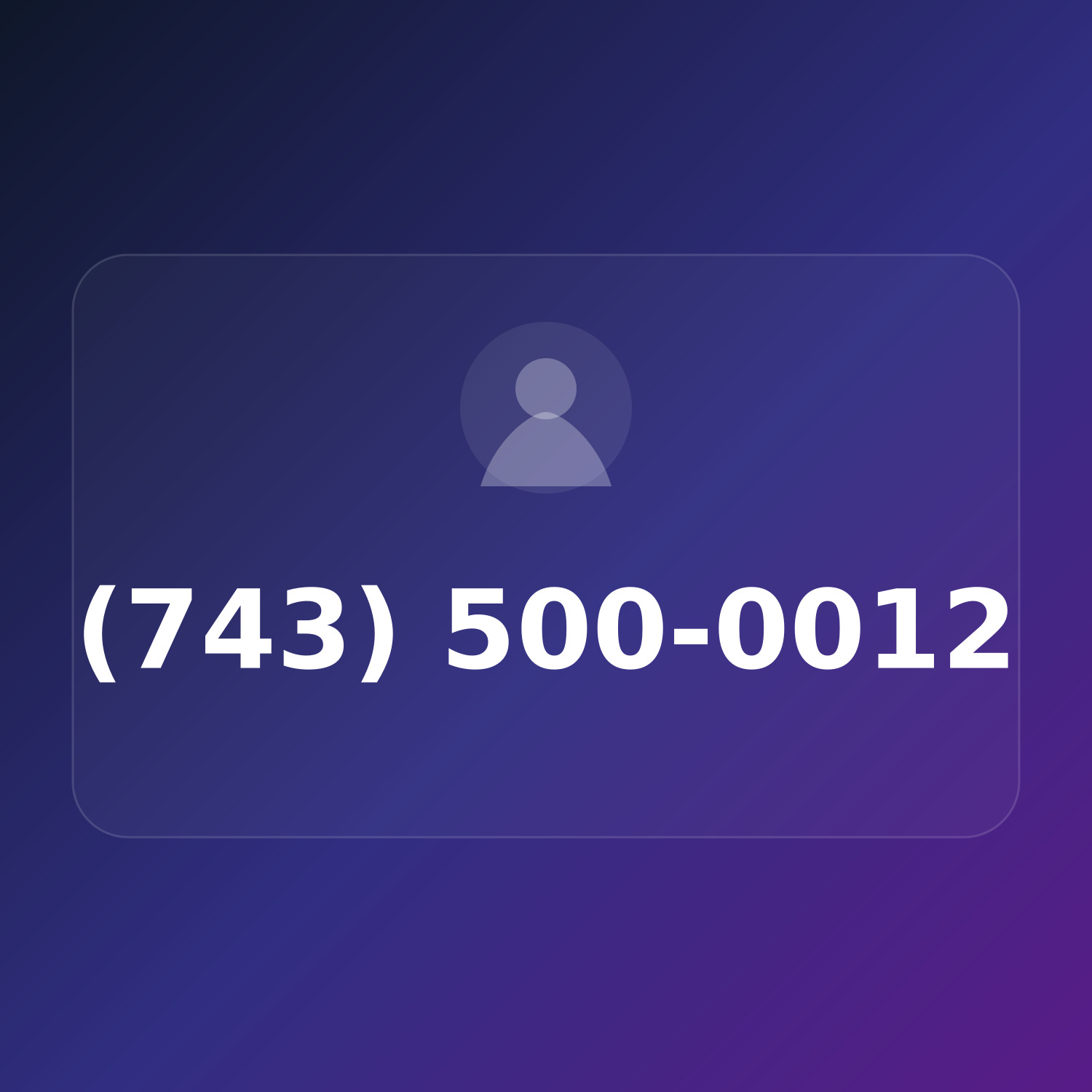 (743) 500-0012 product image