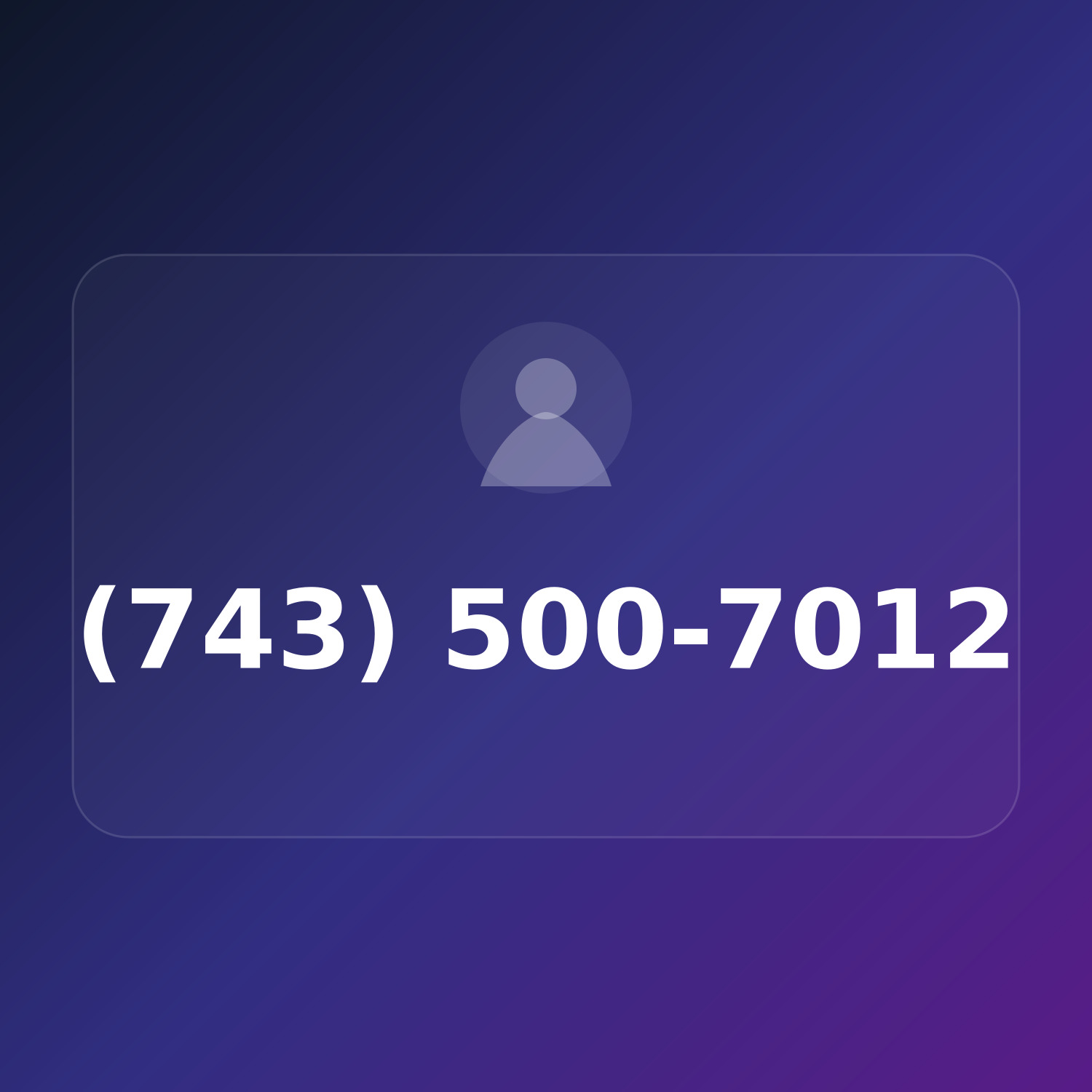 (743) 500-7012 product image