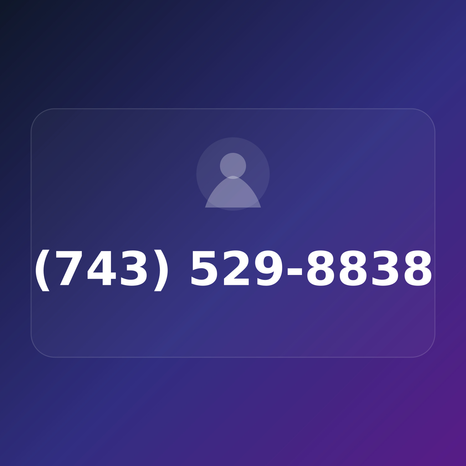 (743) 529-8838 product image
