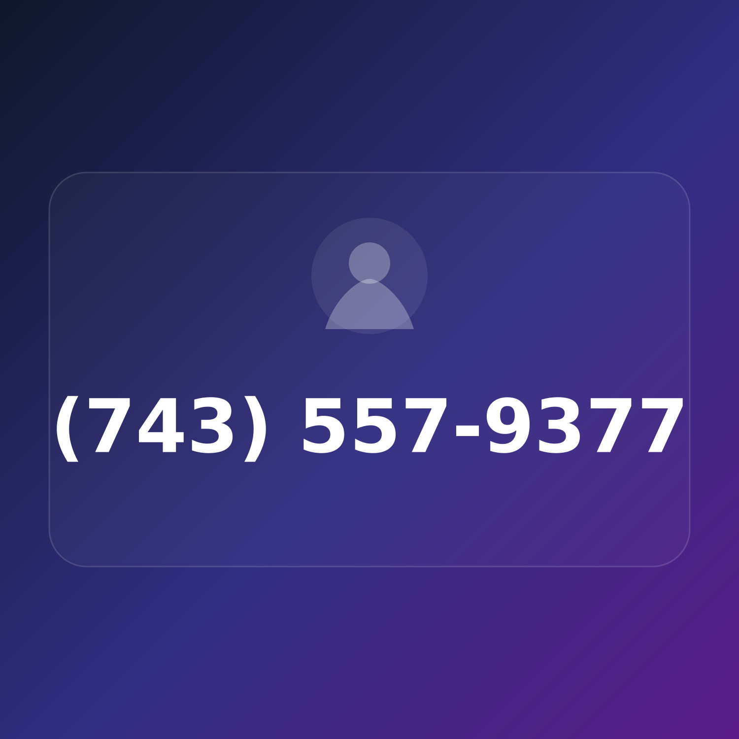 (743) 557-YES7 product image
