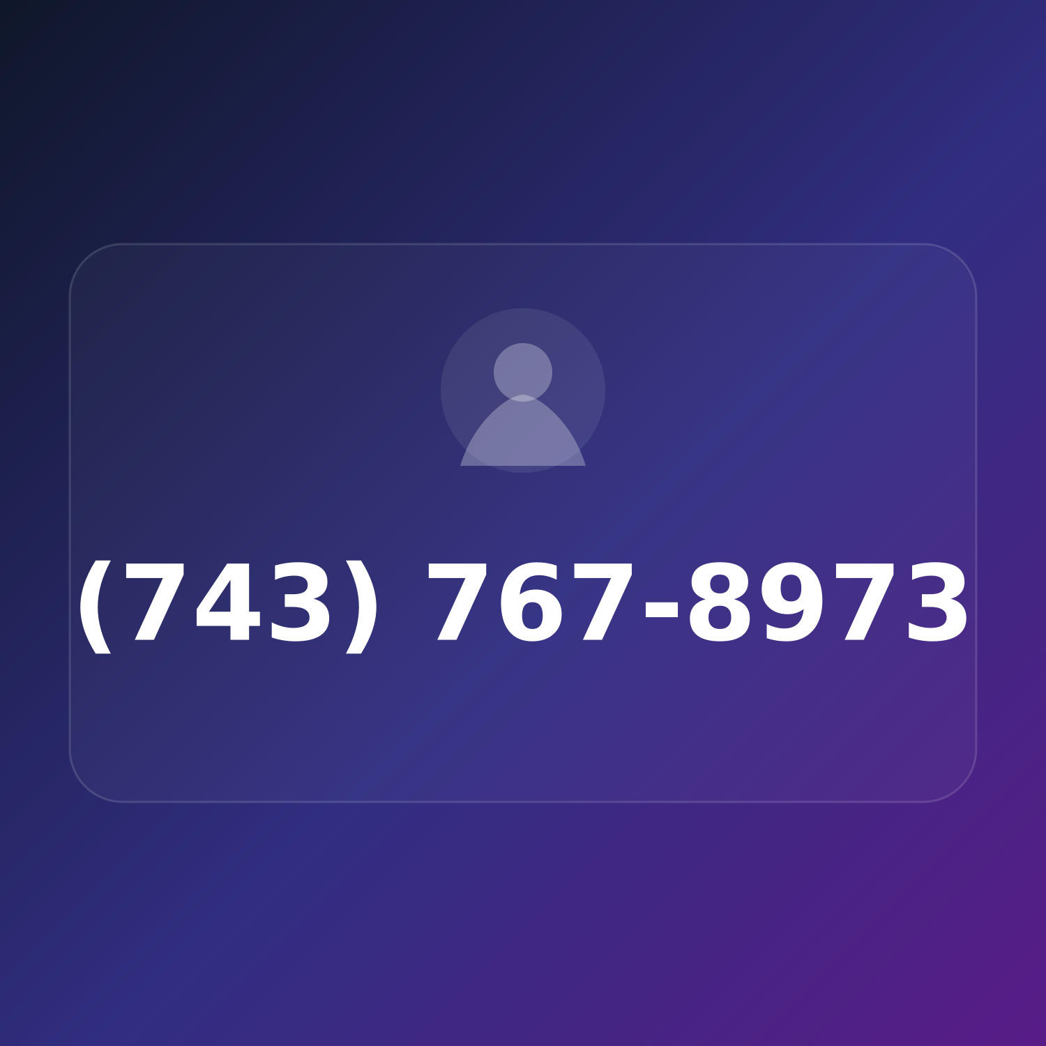 (743) 767-TYPE product image