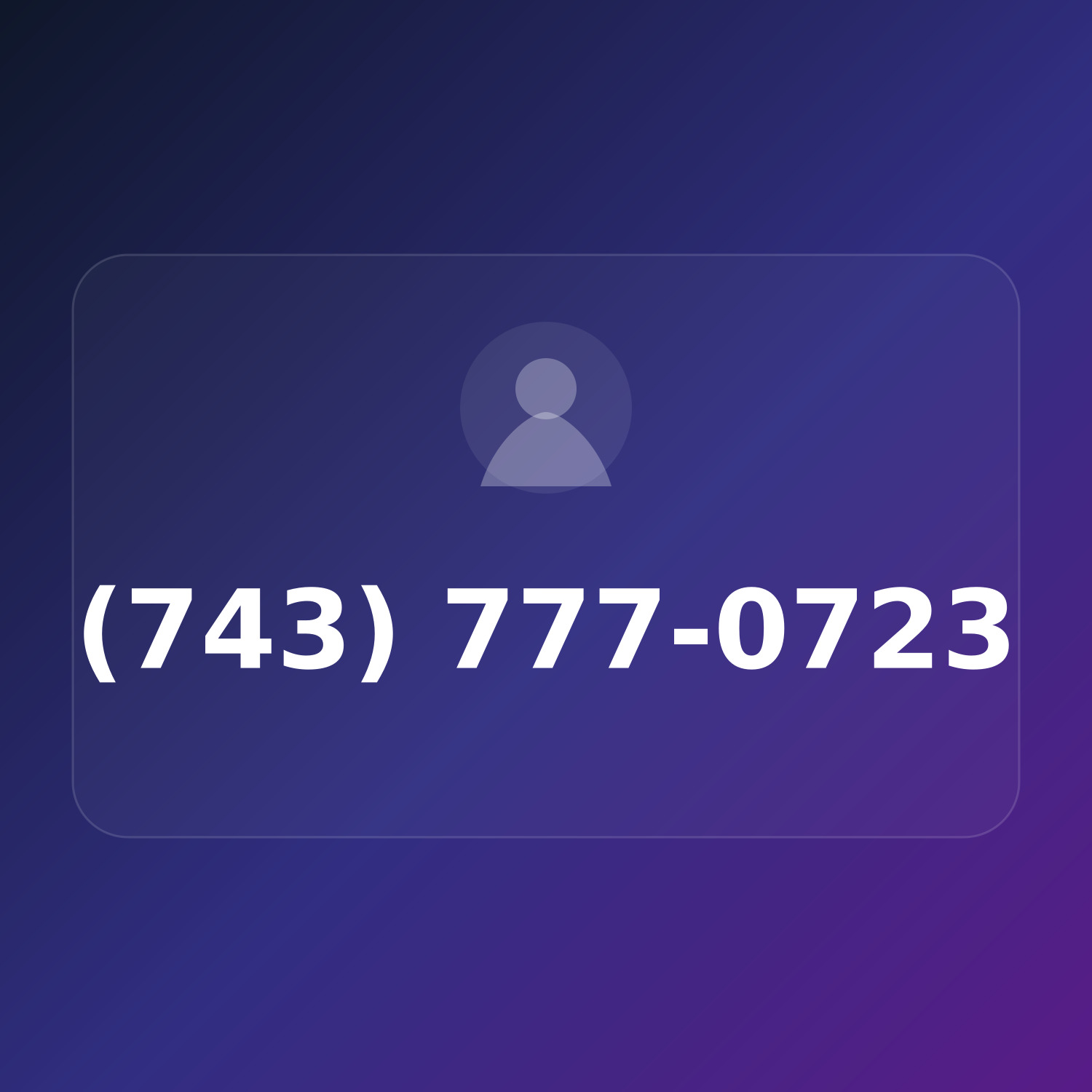 (743) 777-0723 product image