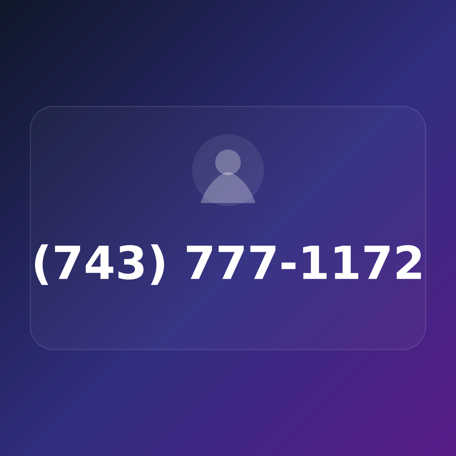 (743) 777-1172 product image