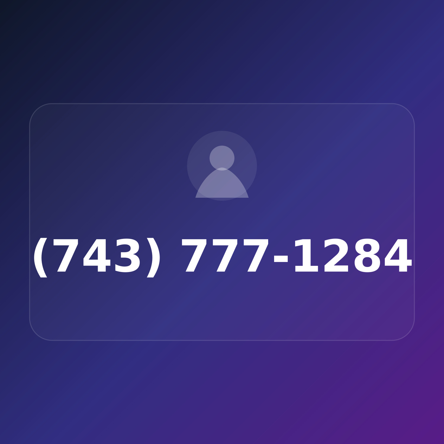 (743) 777-1284 product image