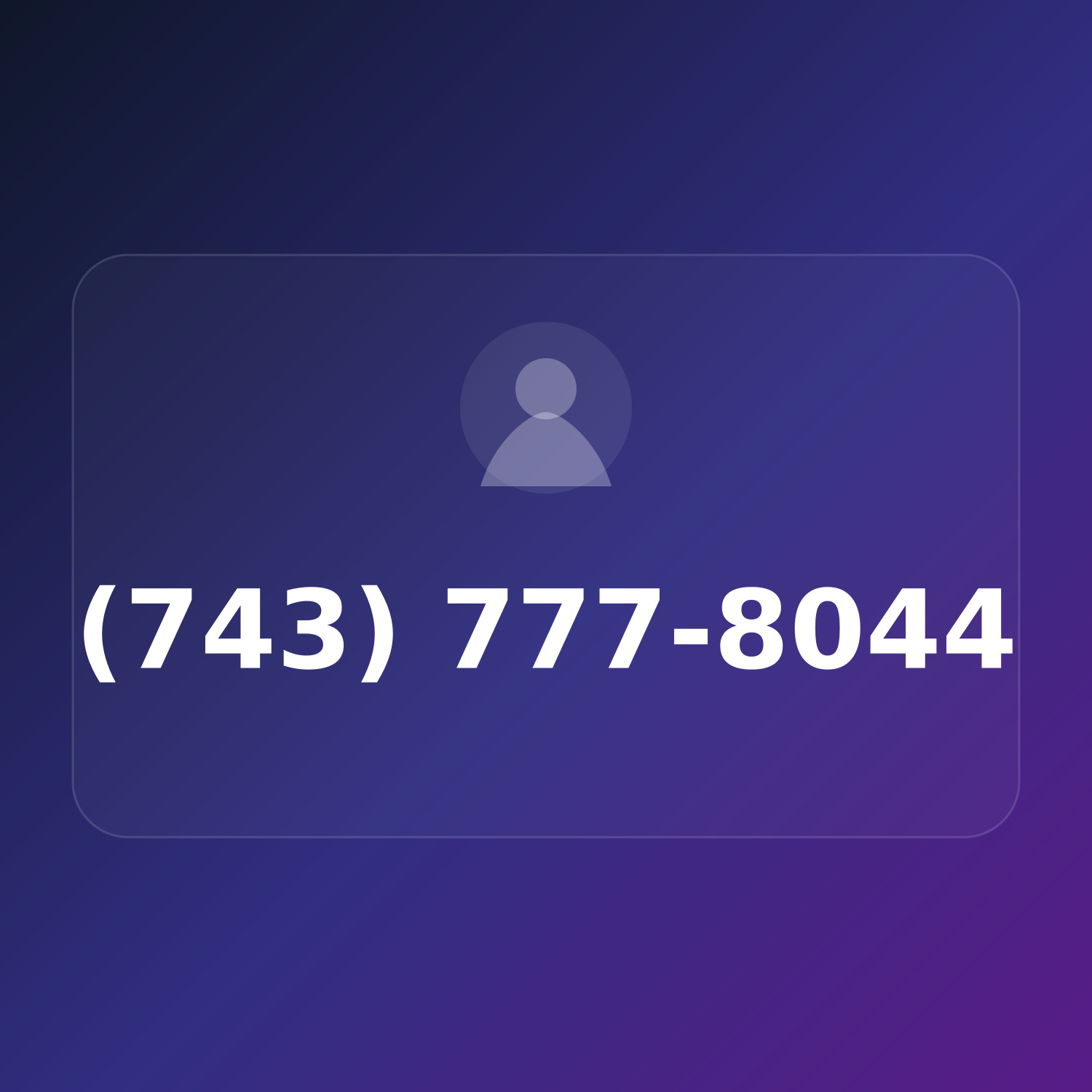 (743) 777-8044 product image