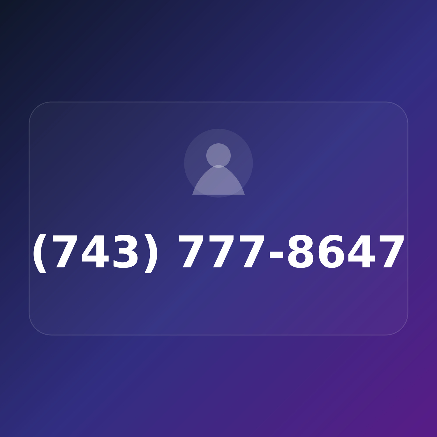 (743) 777-8647 product image