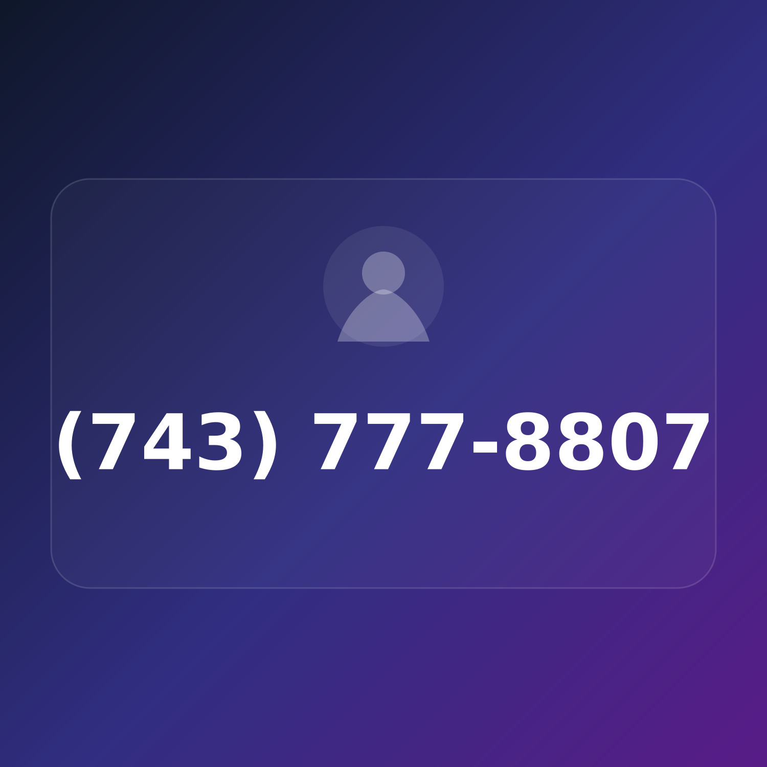 (743) 777-8807 product image