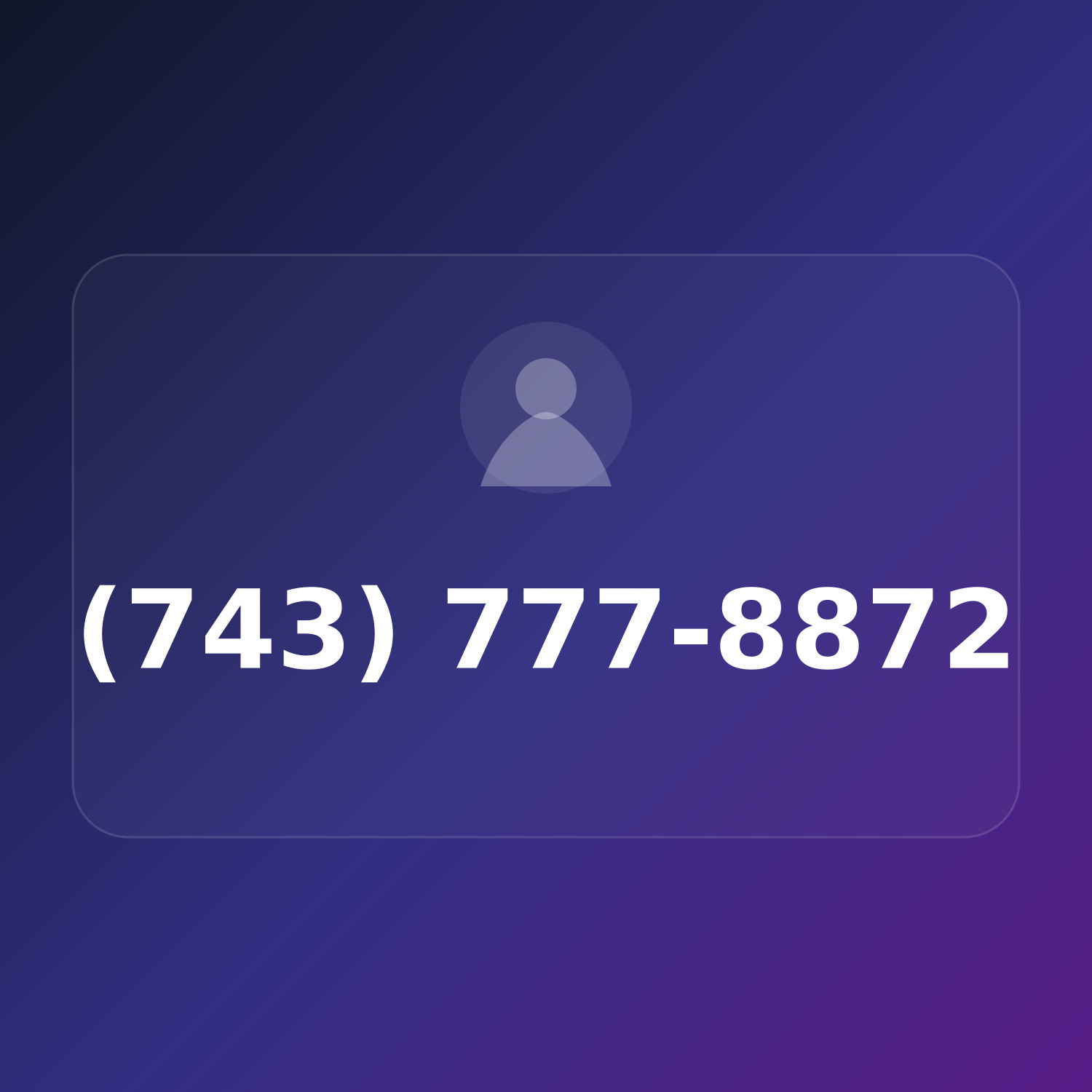 (743) 777-8872 product image