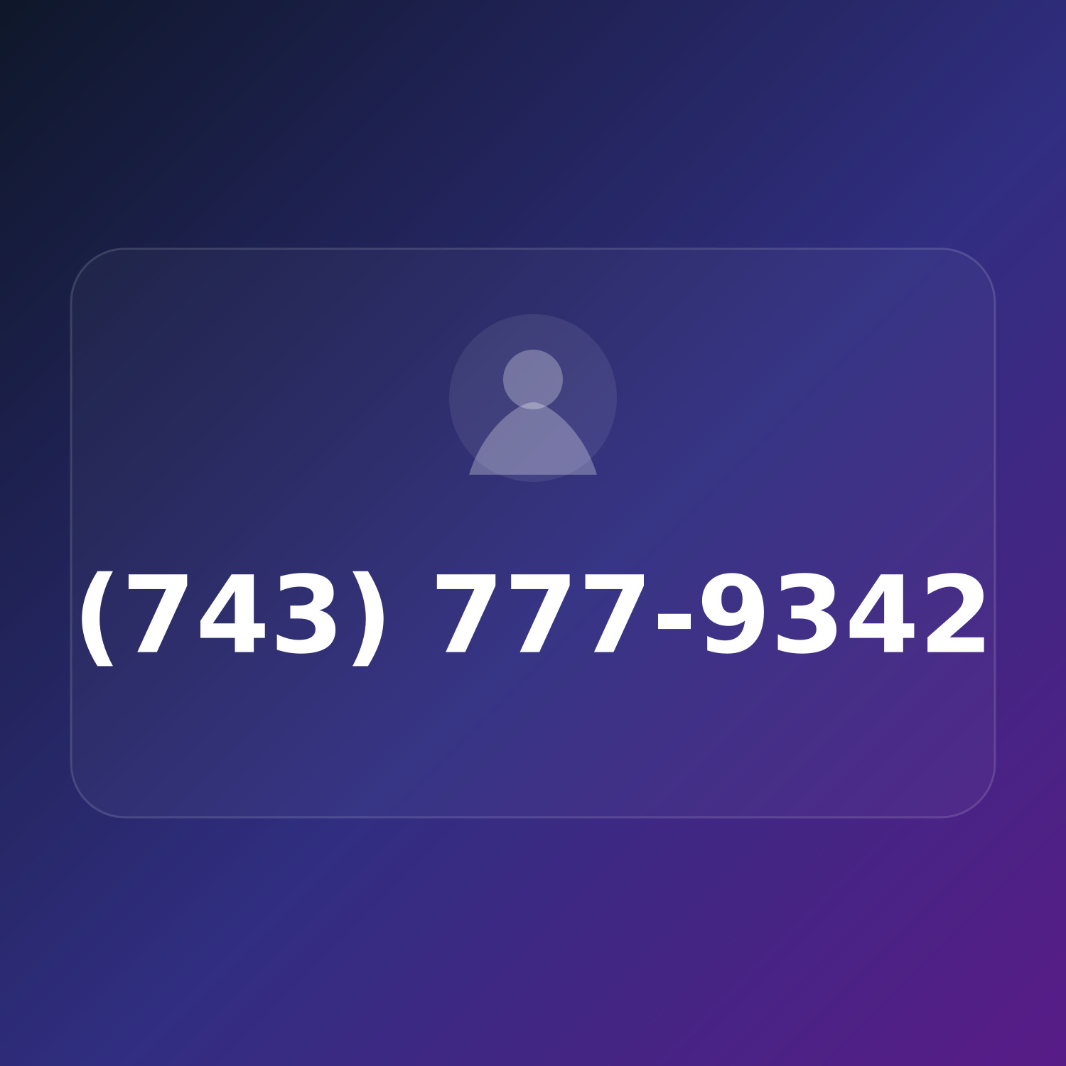 (743) 777-9342 product image
