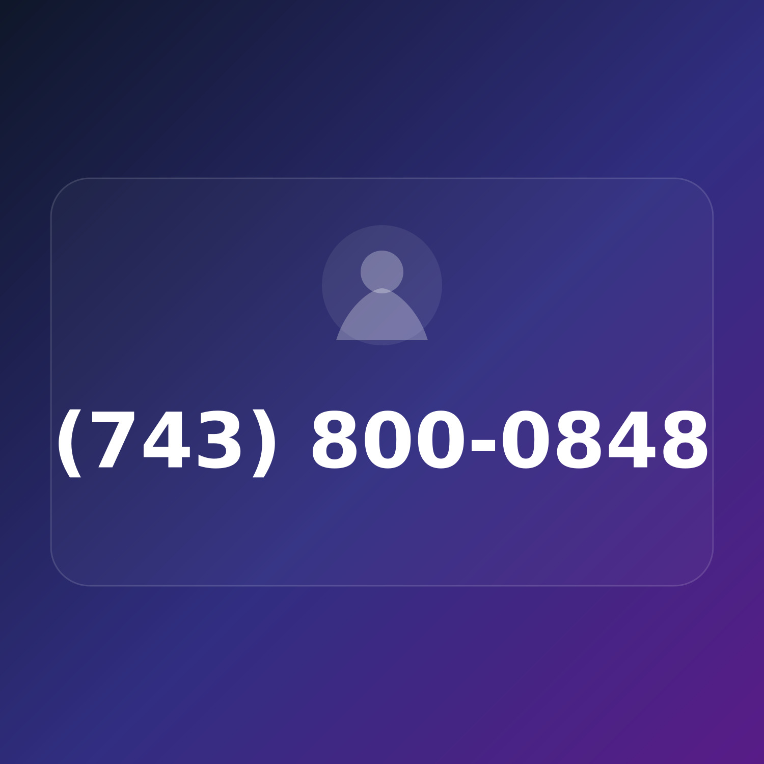 (743) 800-0848 product image