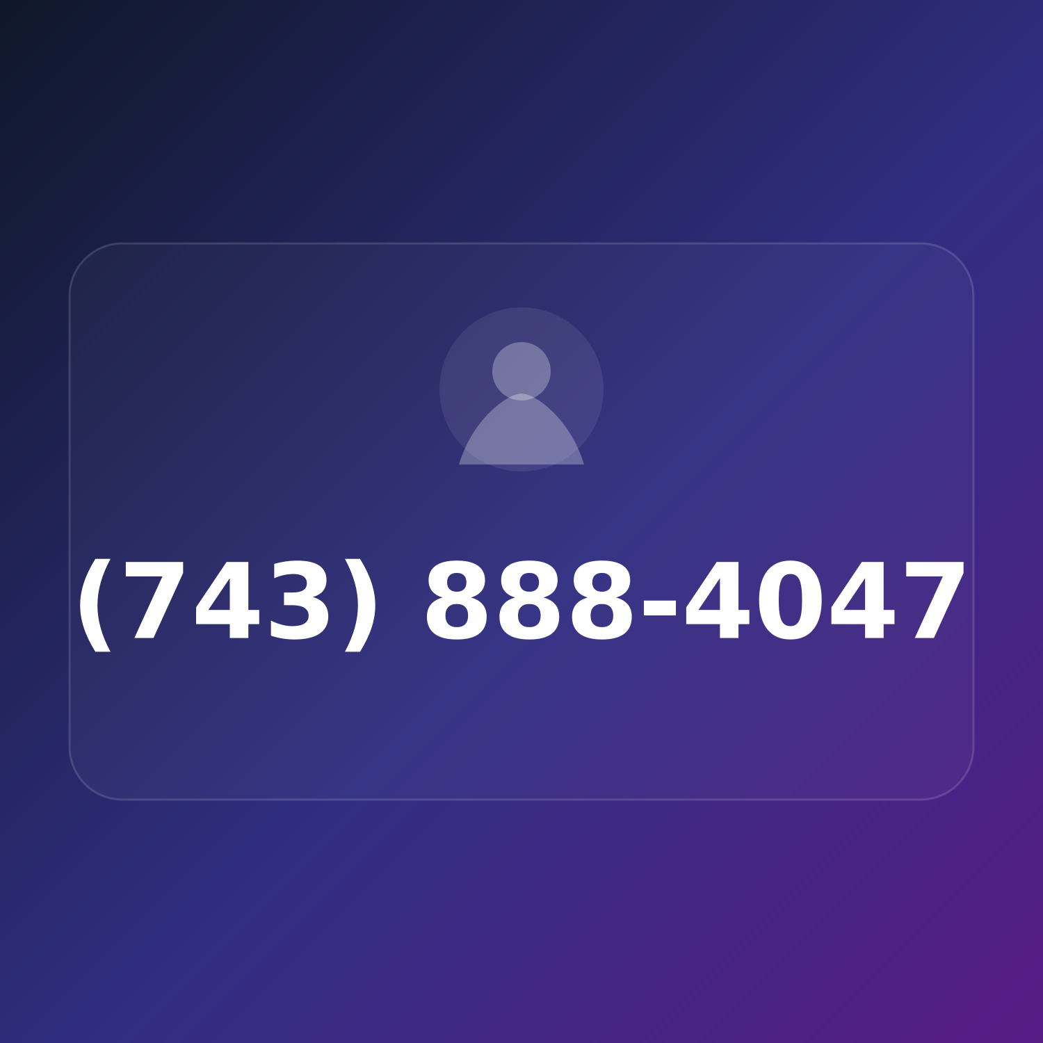 (743) 888-4047 product image