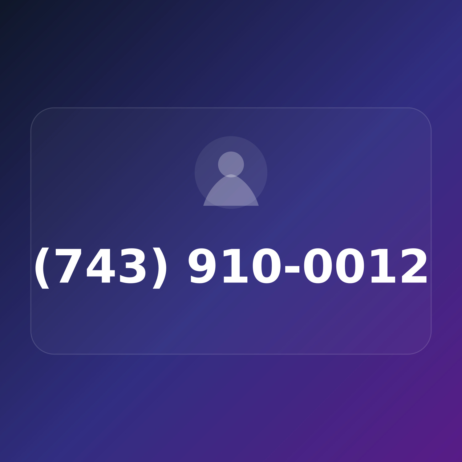 (743) 910-0012 product image