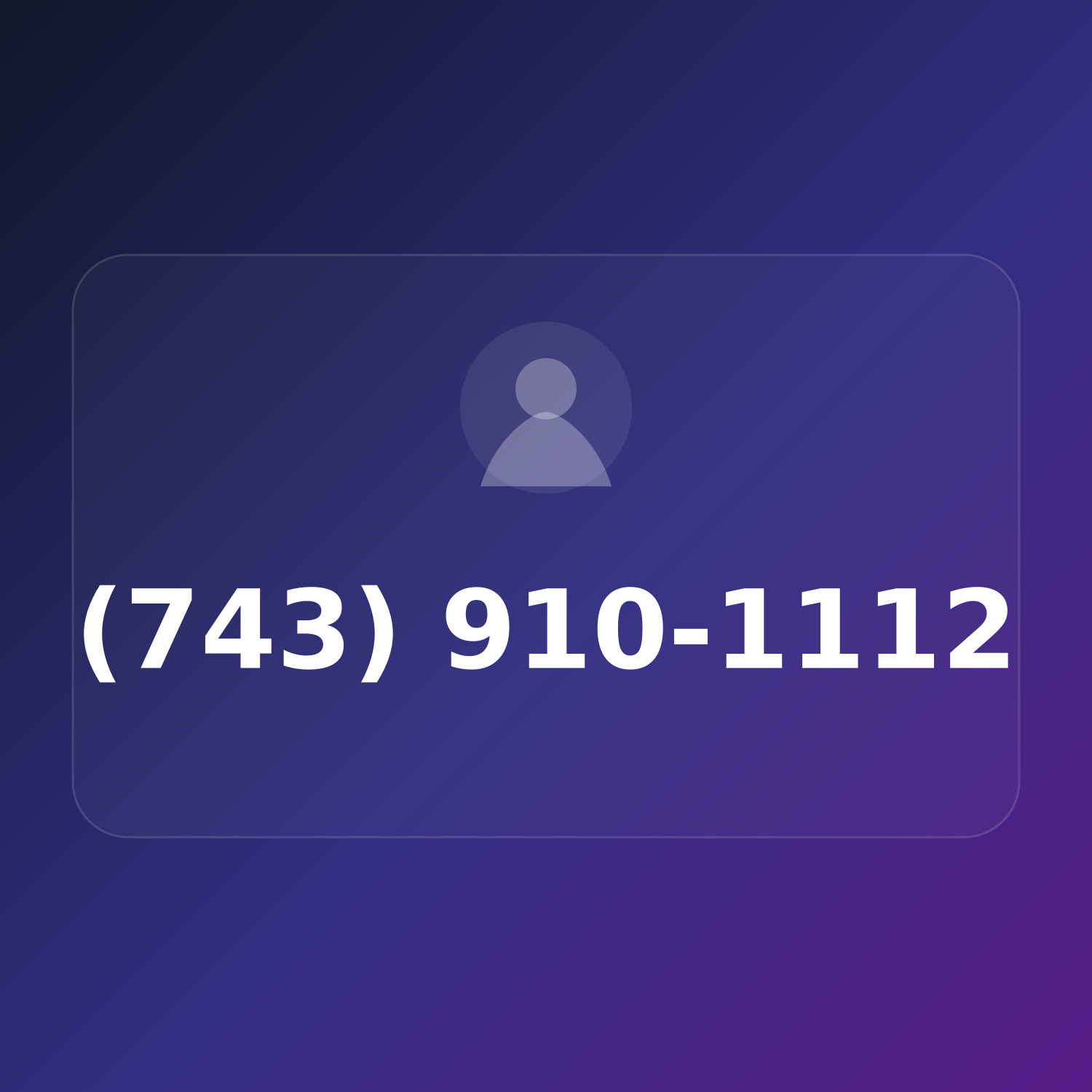(743) 910-1112 product image